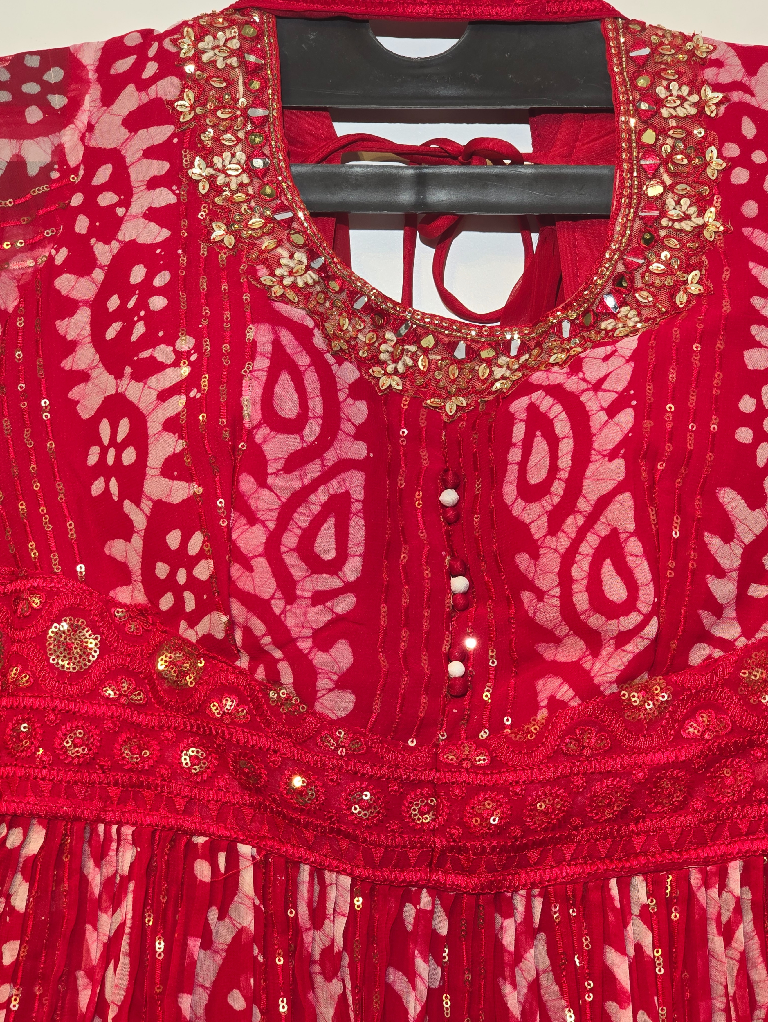 Designer Georgette Set with work - 2 Piece