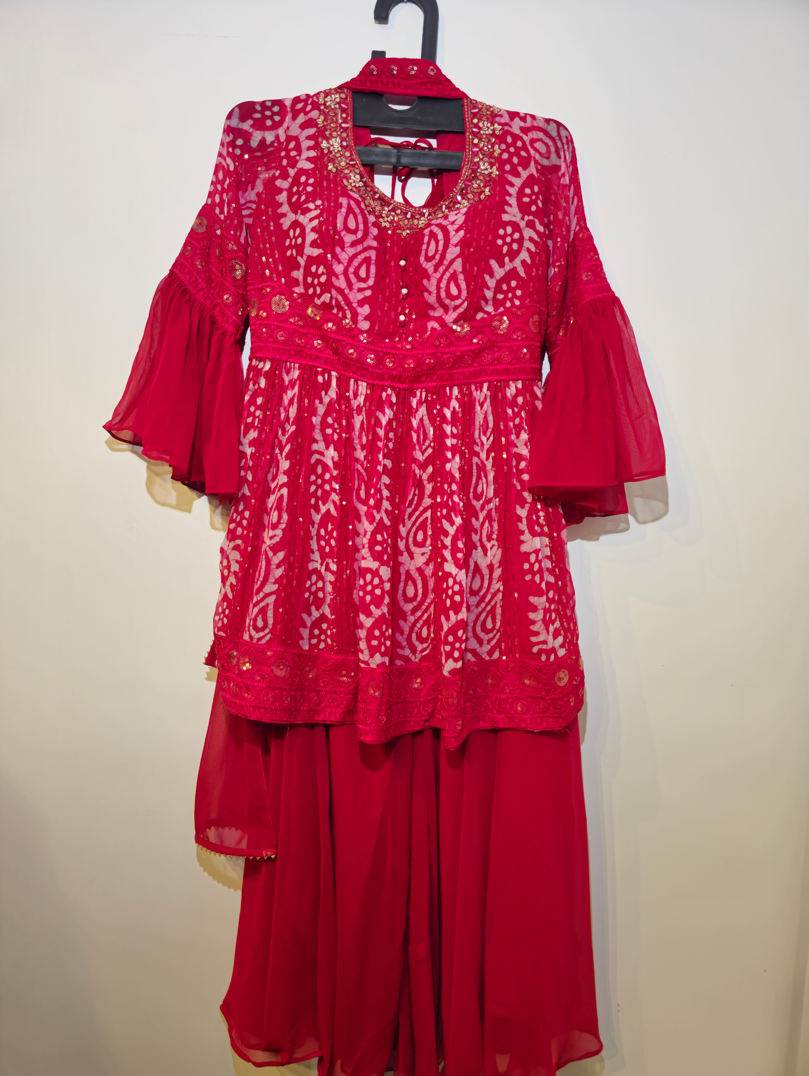 Image of Designer Georgette Set with work - 2 Piece