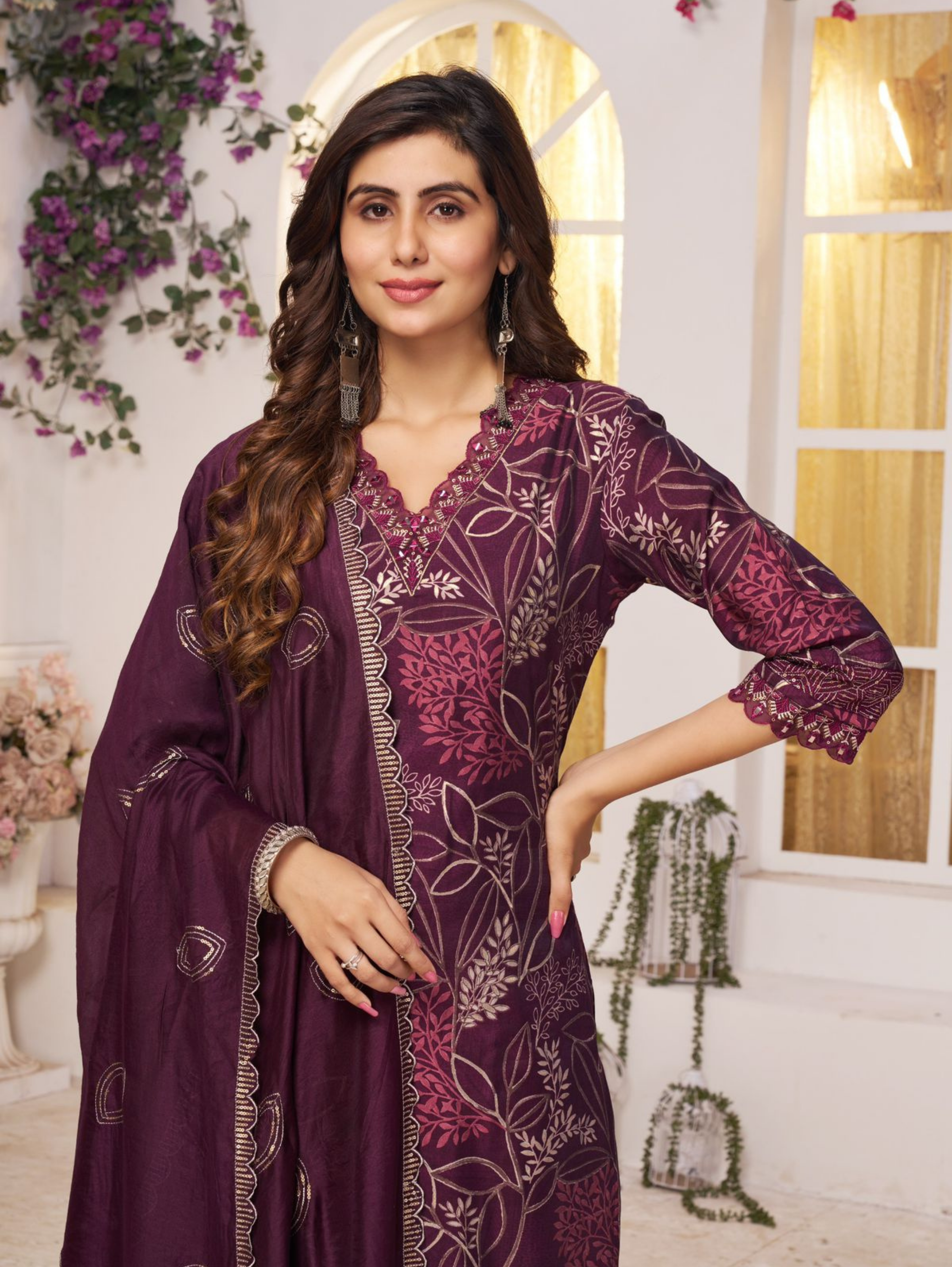 Image of Premium Designer Traditional Kurti Set