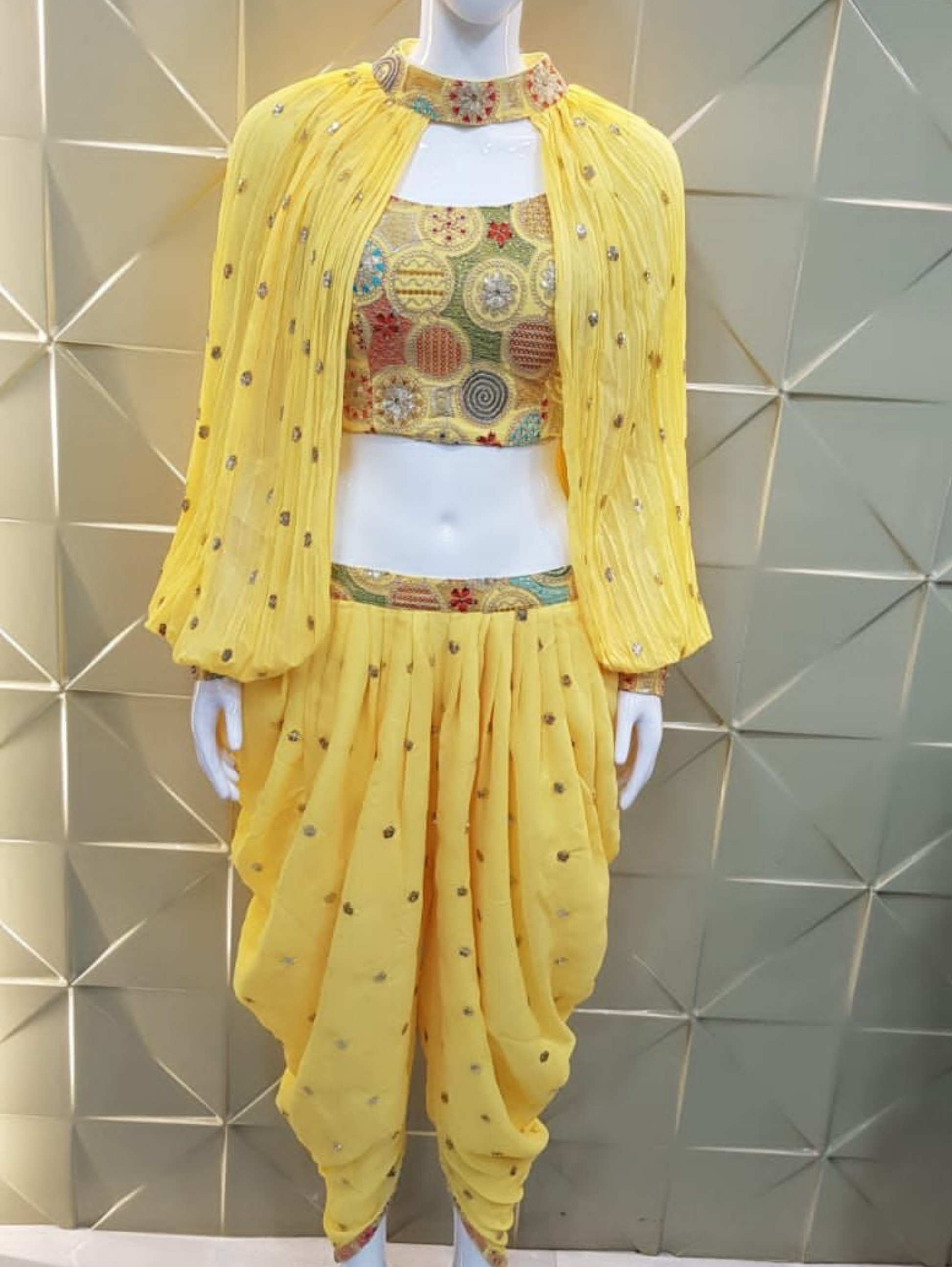 Georgette Traditional 3 Piece