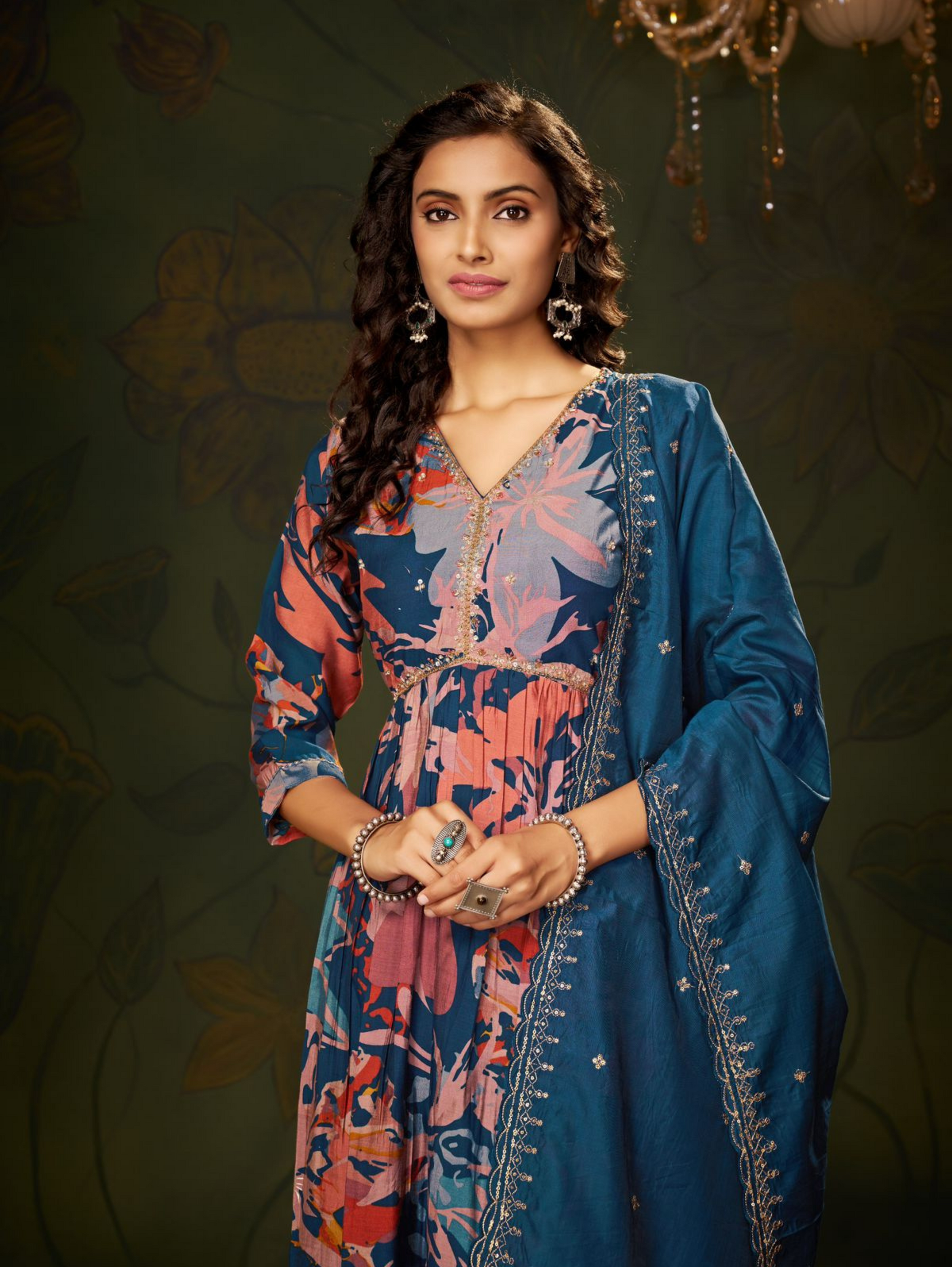 Premium Designer Traditional Kurti Set