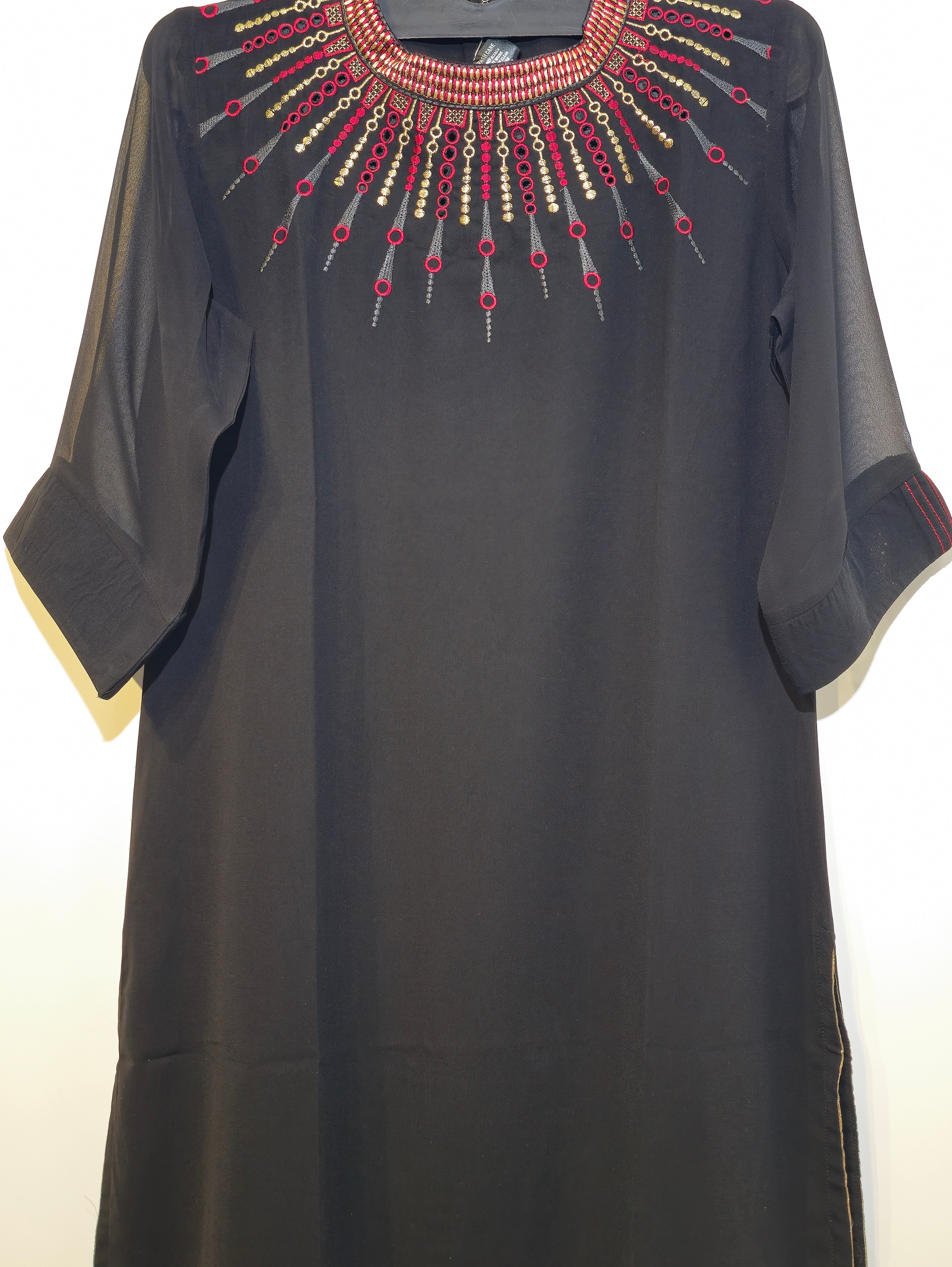 Image of Designer Georgette Straight Kurti