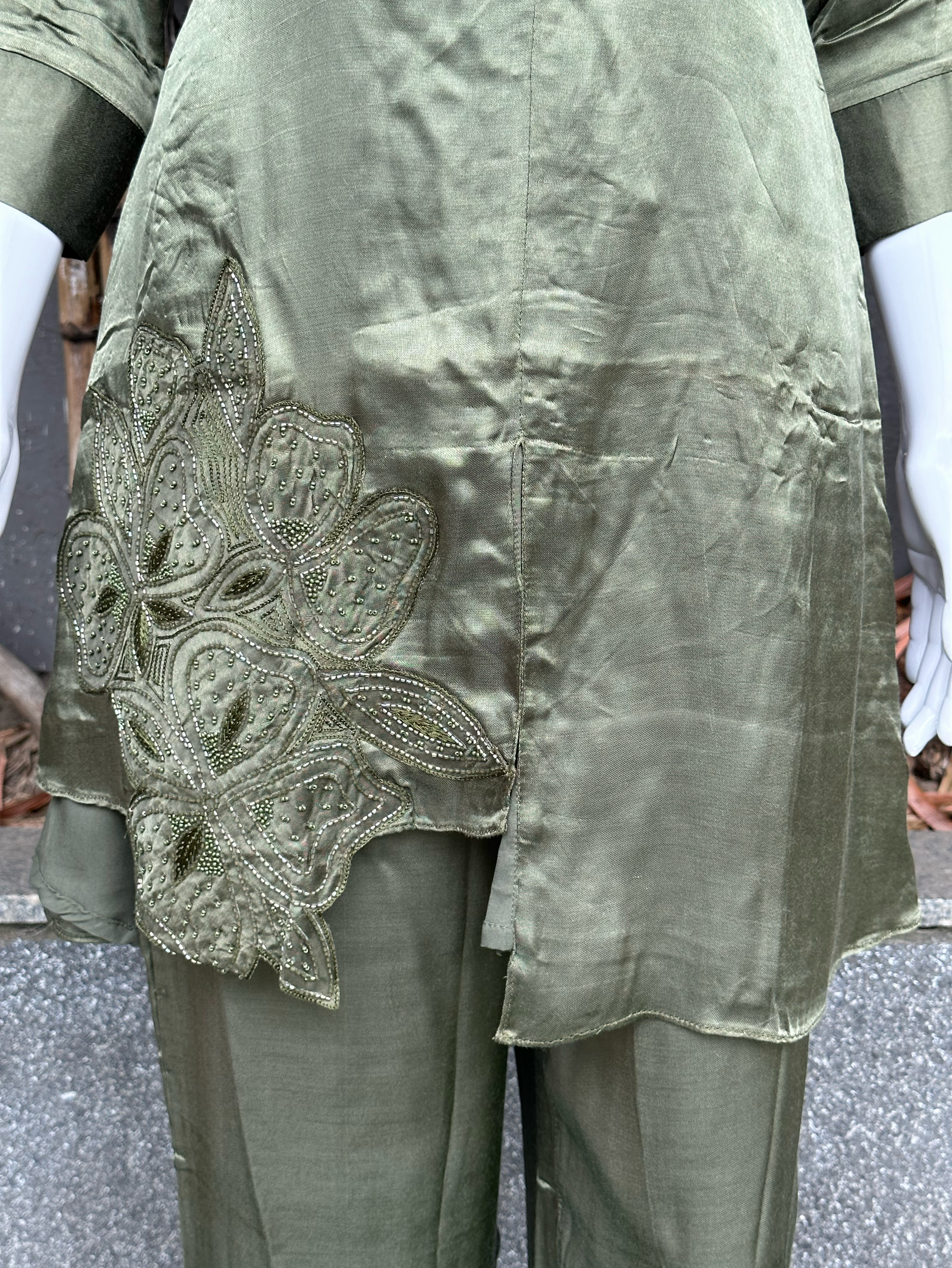 Soft Silk with Complete Hand work Coords