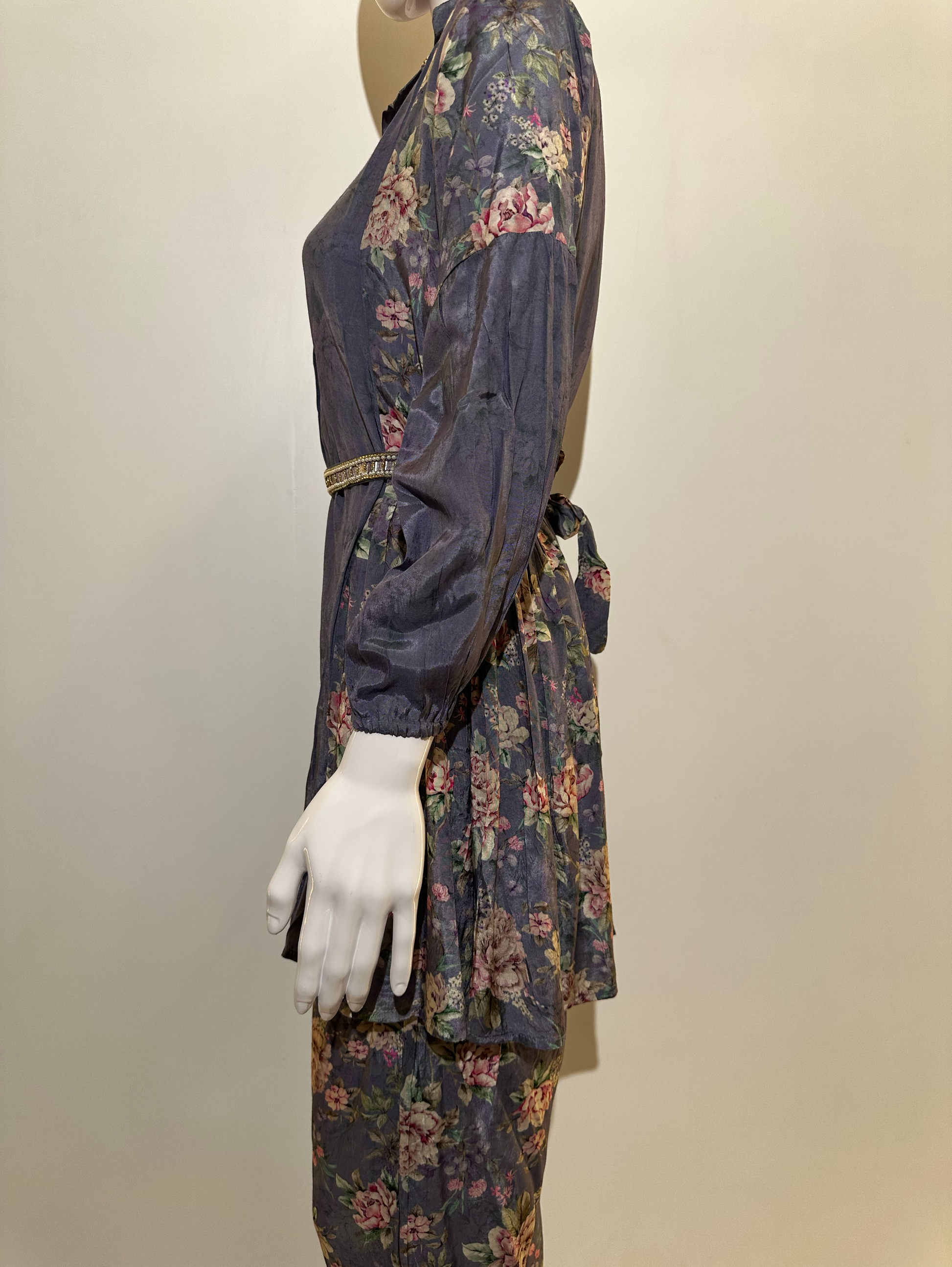 Muslin Coord Set With Premium Moti Work