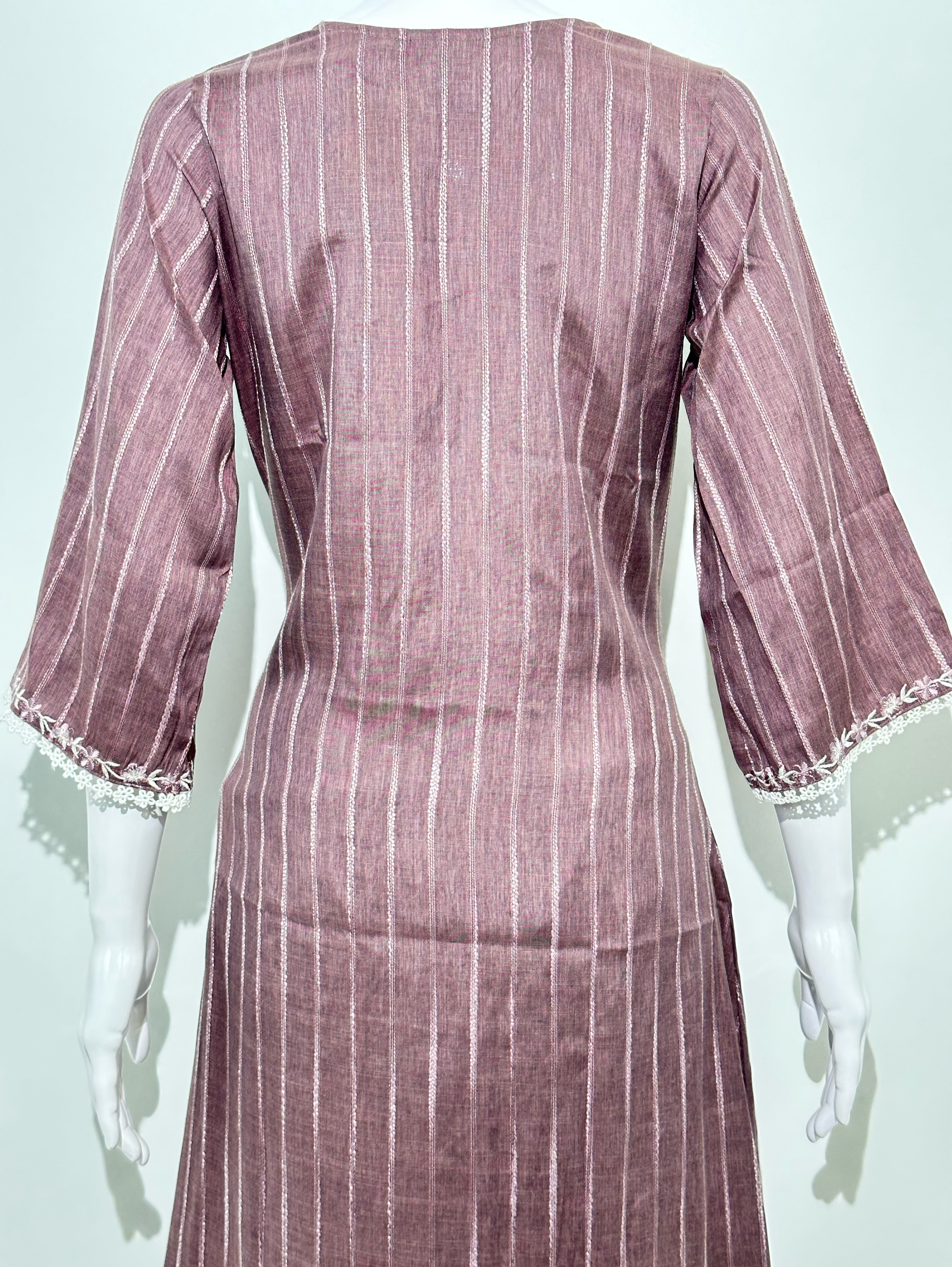 Image of Rayon V Neck Embroidery with Different cuts Coords