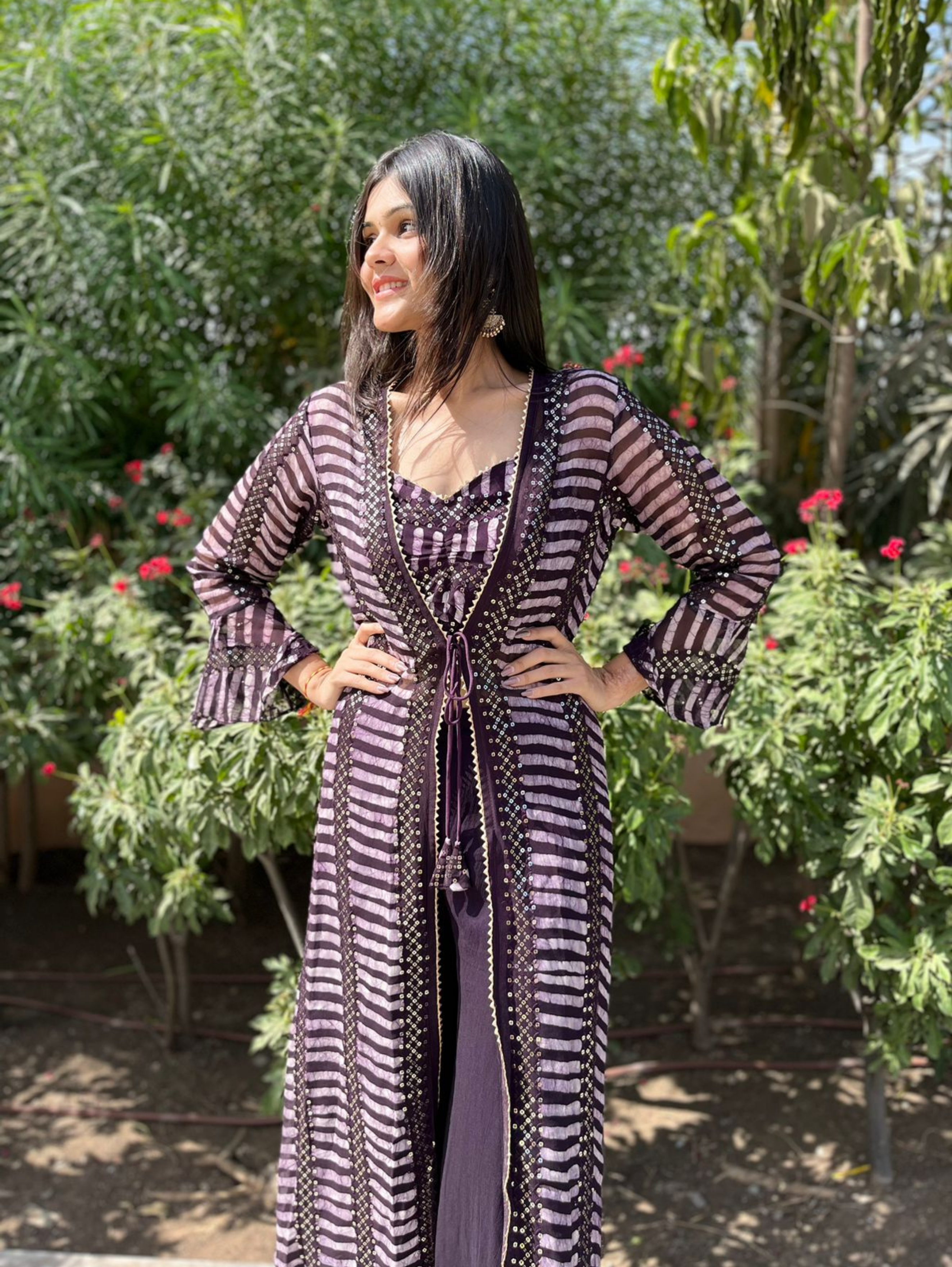 Image of Georgette Traditional 3 Piece