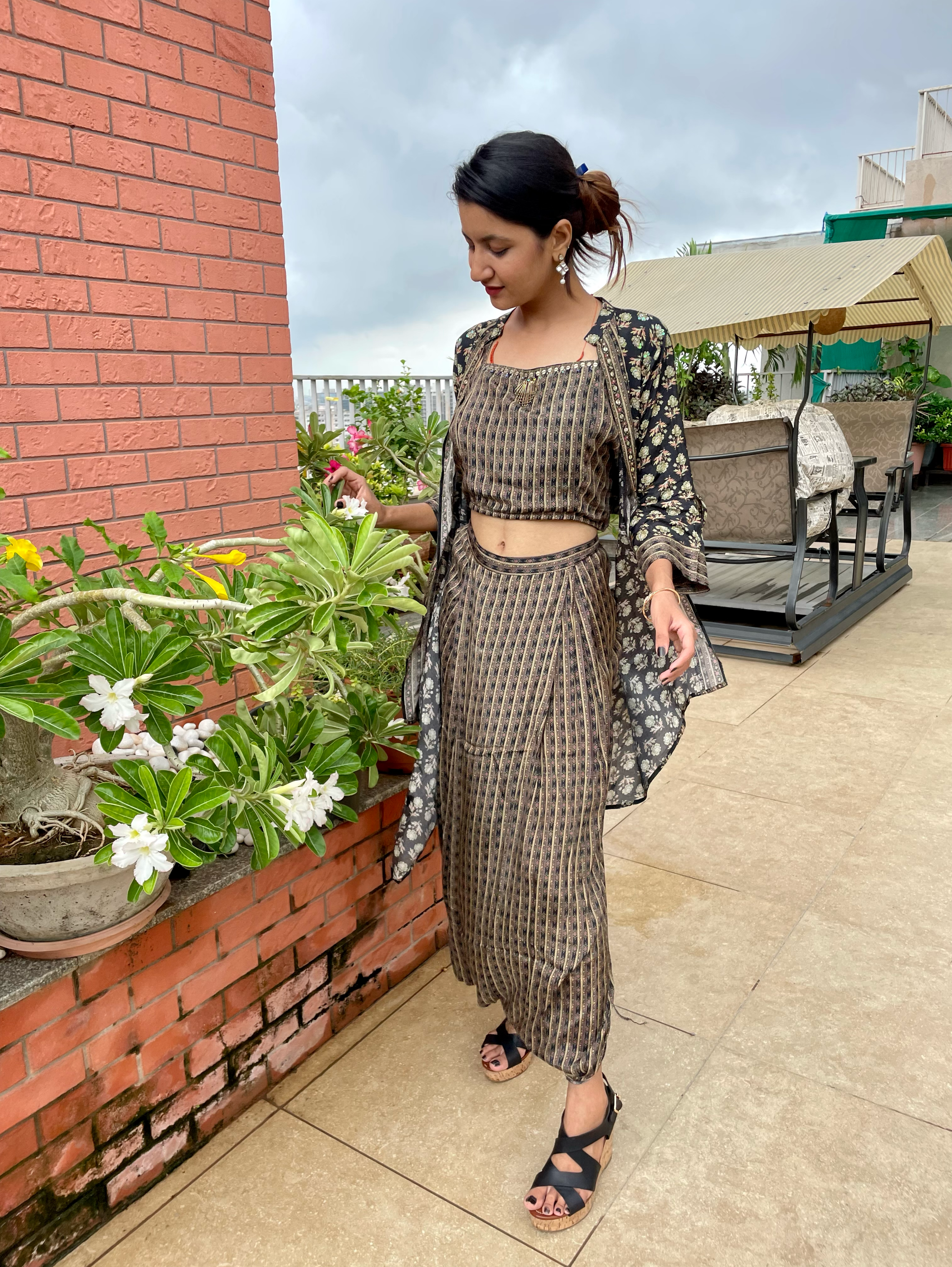 Image of Muslin Designer 3 Piece Coords