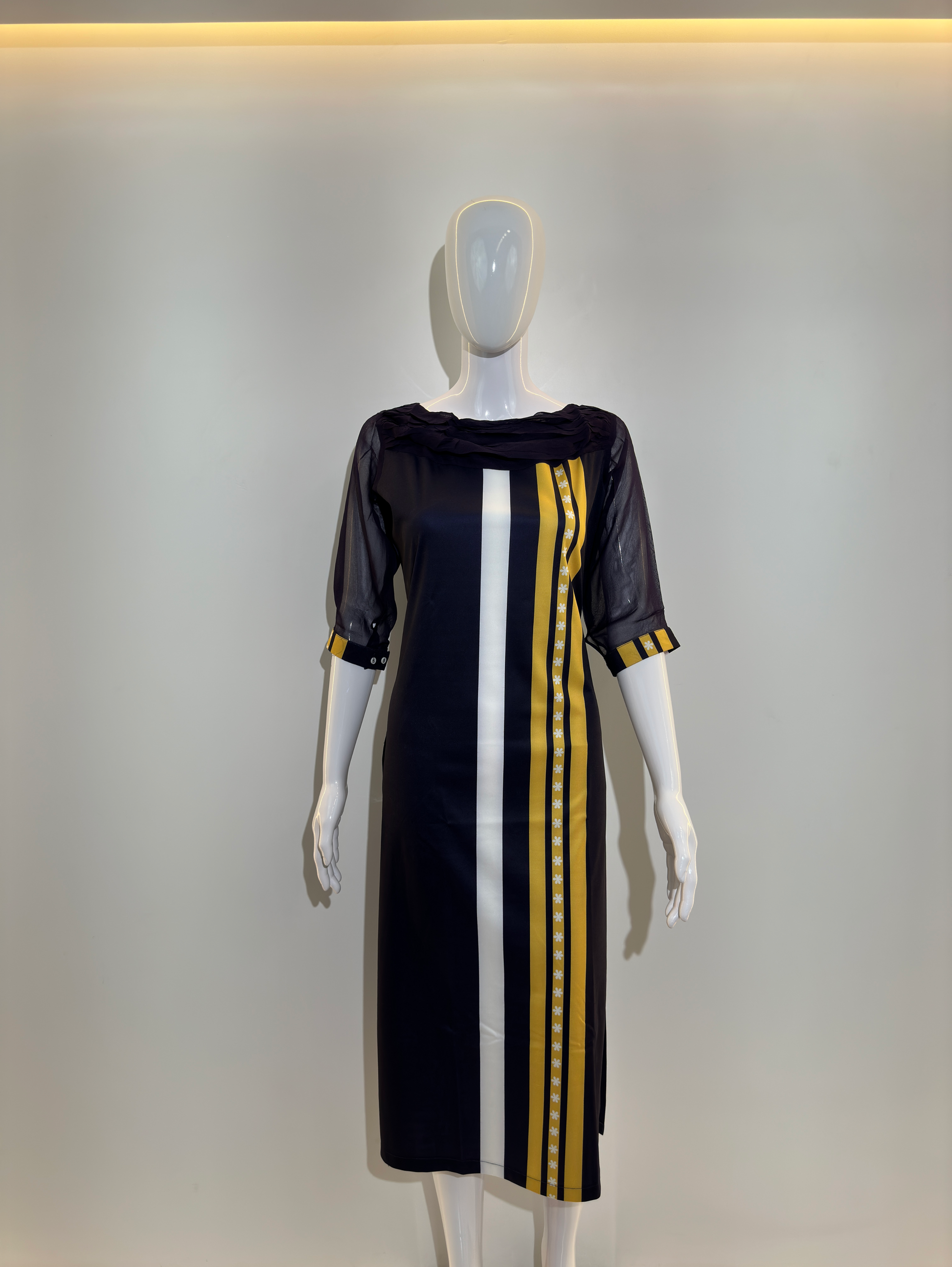 Lycra Stretchable Kurti with Work