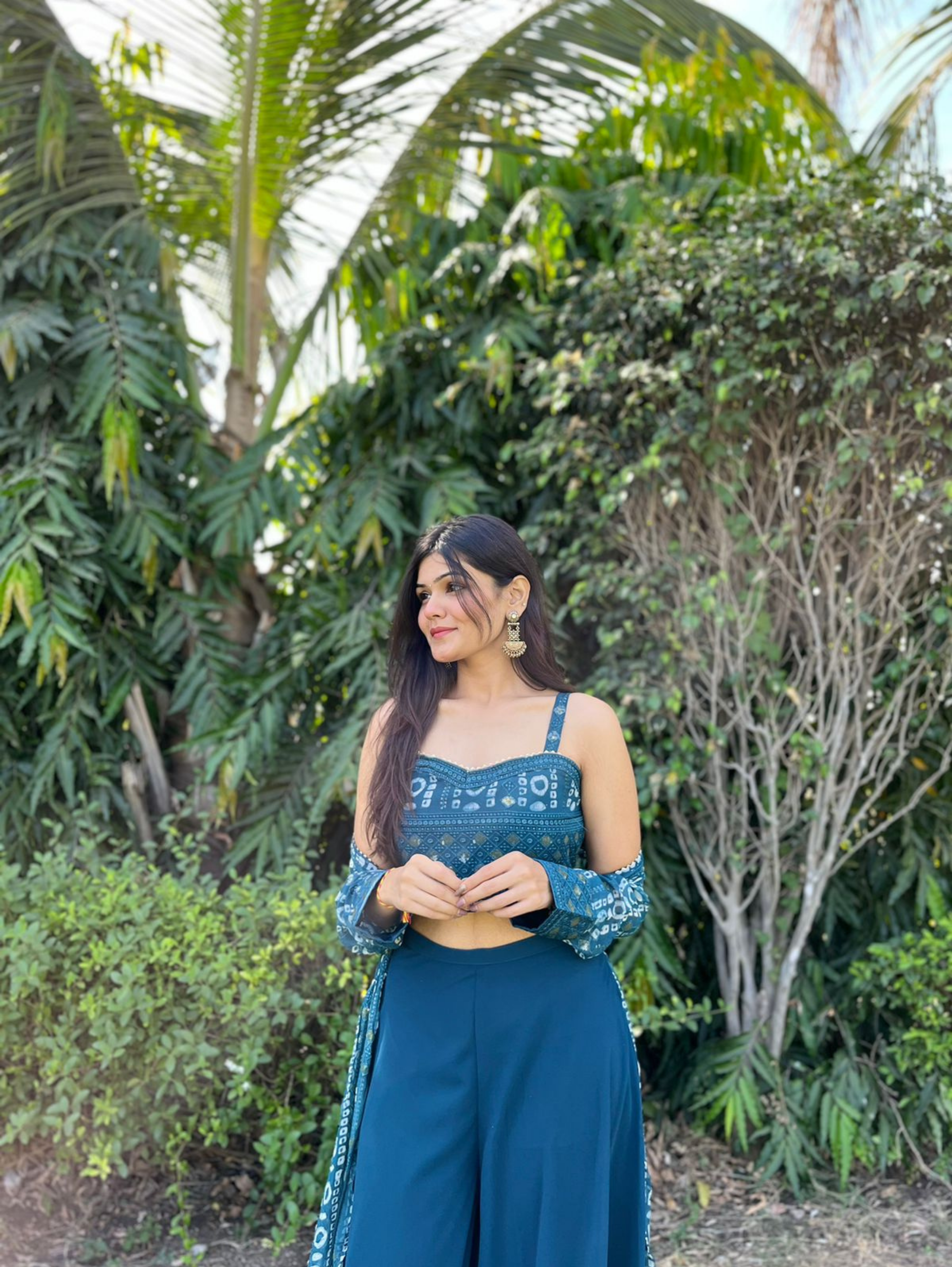 Image of Designer Georgette Traditional 3 Piece