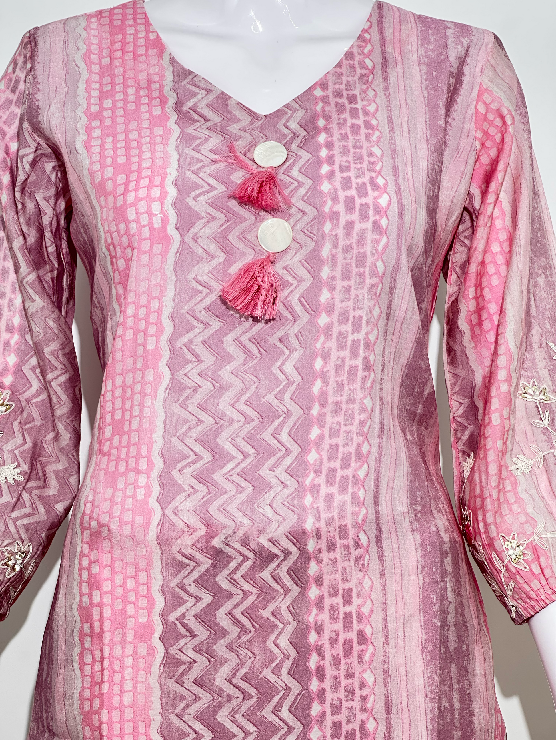 Muslin Coords with Sleeve and Accessories work