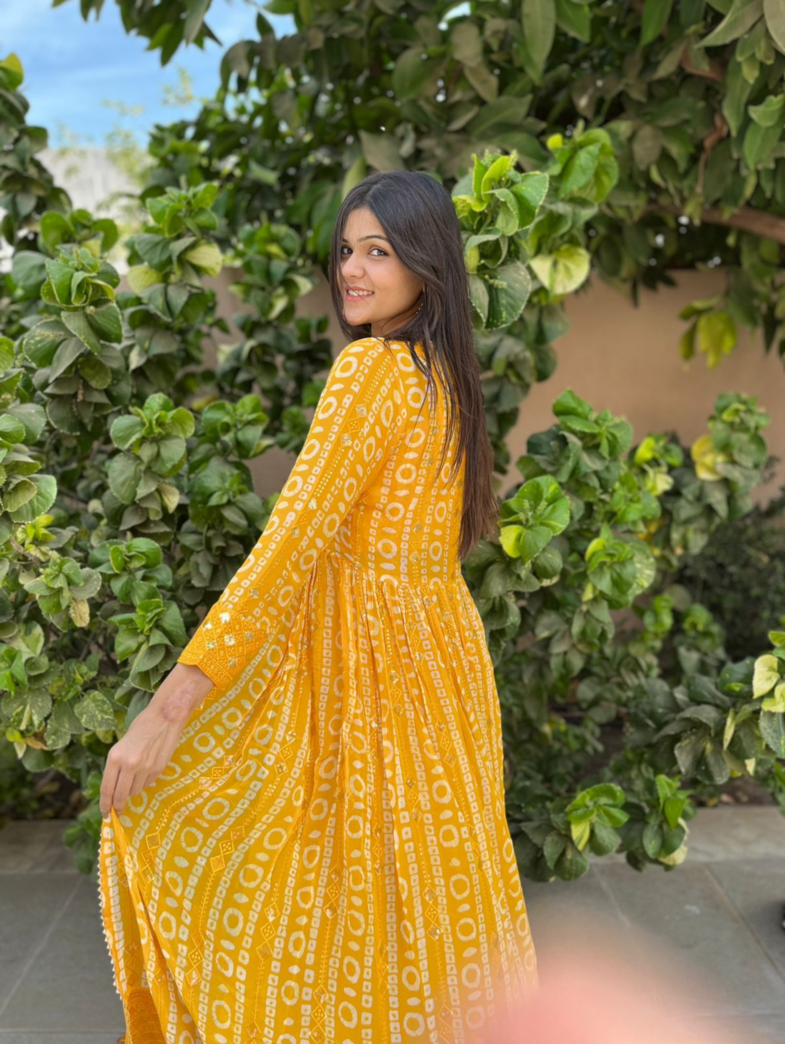 Image of Shrug Style Georgette 3 Piece