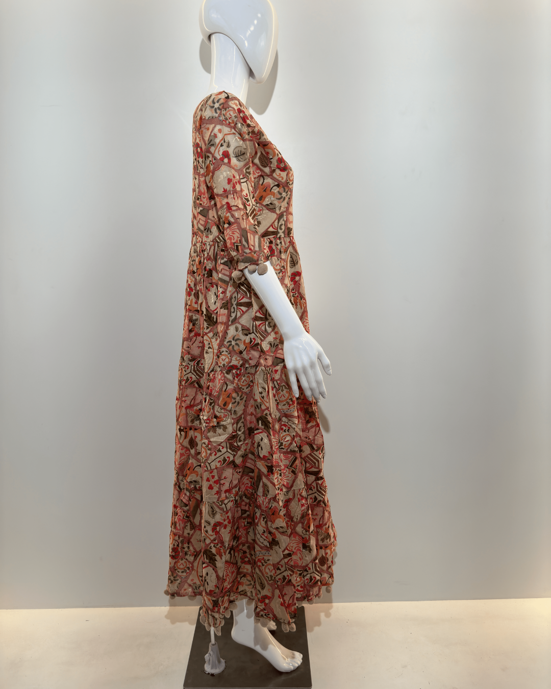 Mull Cotton Mirror work Gown
