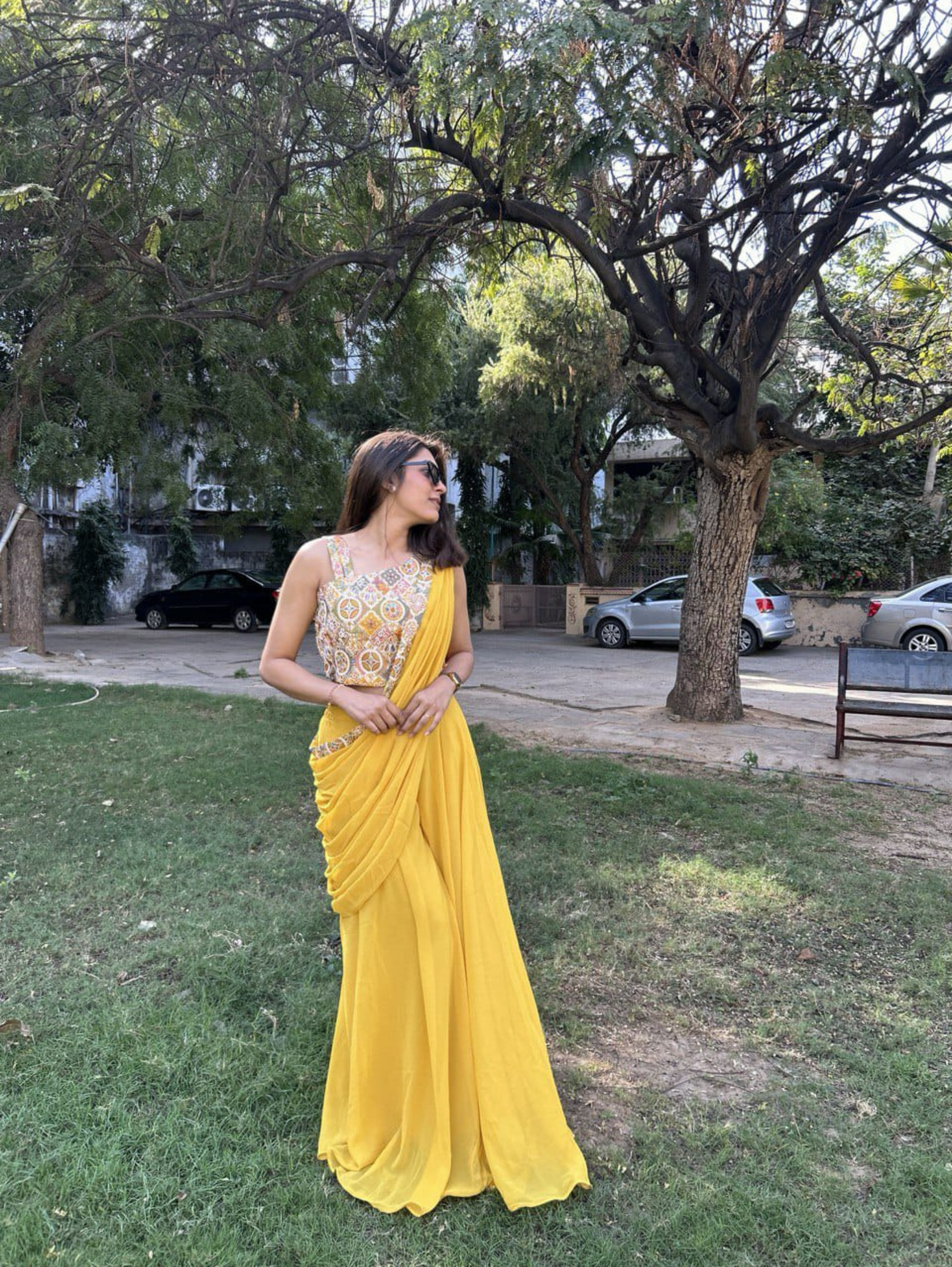 Image of Georgette Traditional 3 Piece