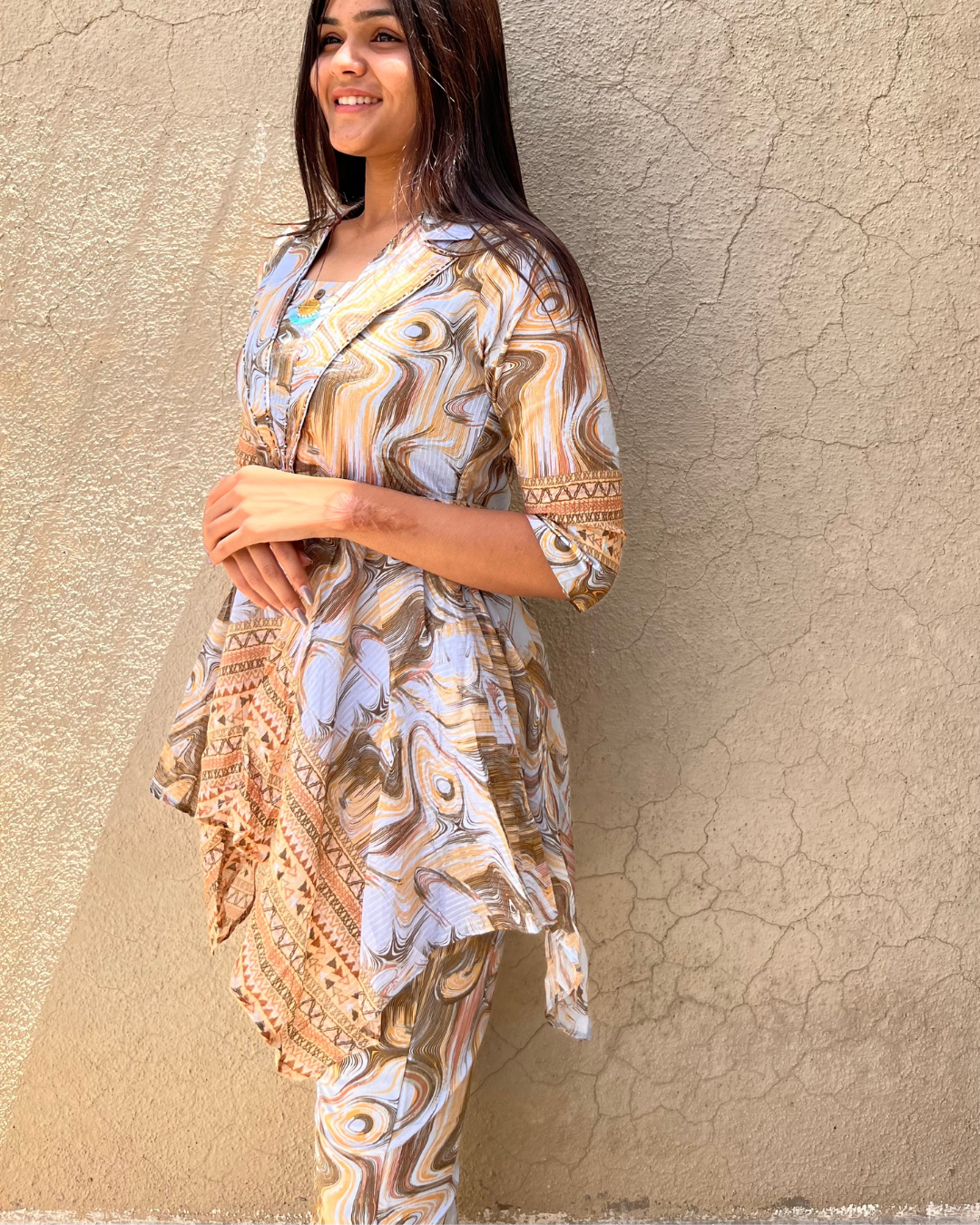 Image of Mul Cotton Coord -Set - 2 Piece