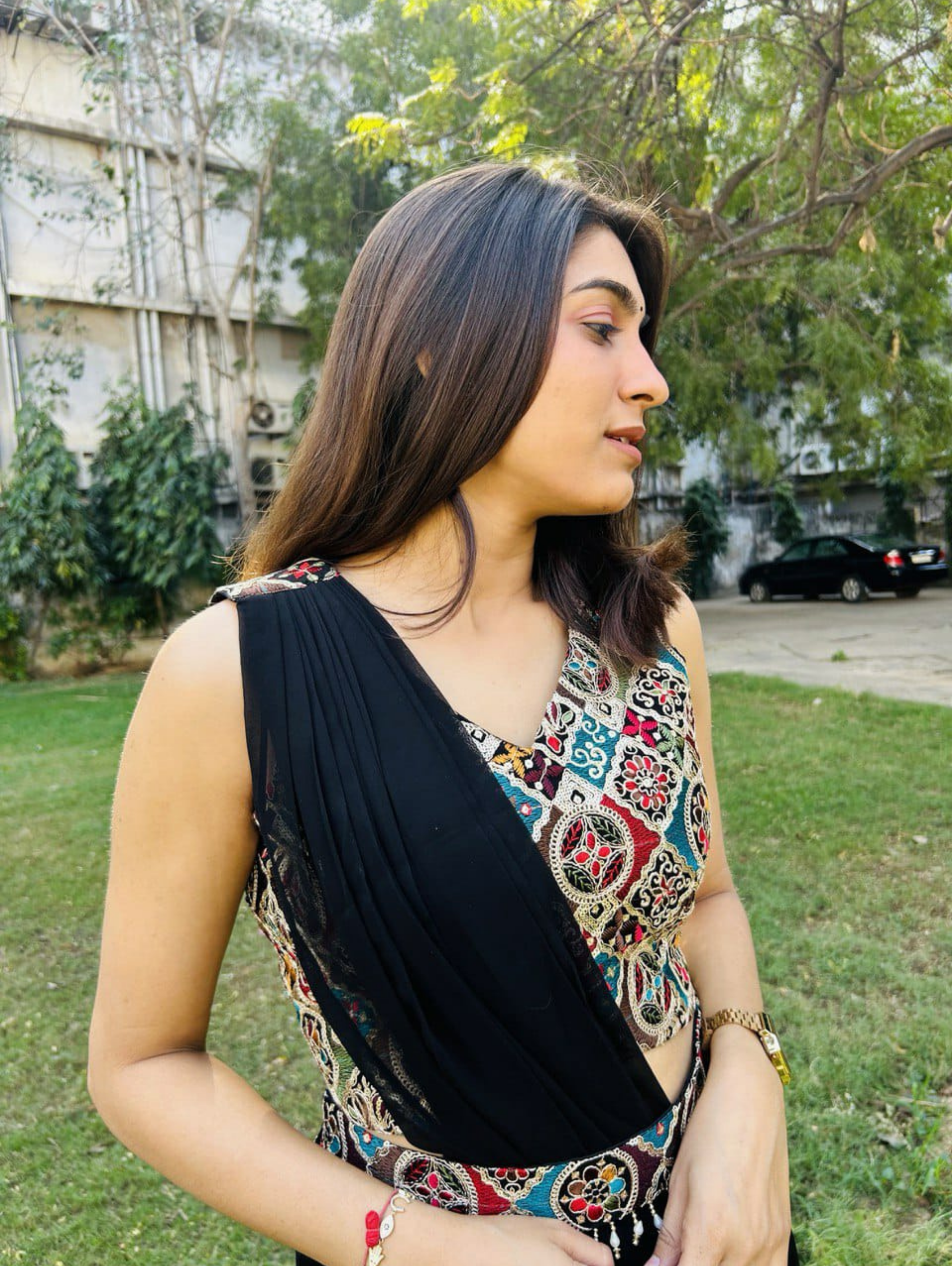 Georgette Traditional 3 Piece