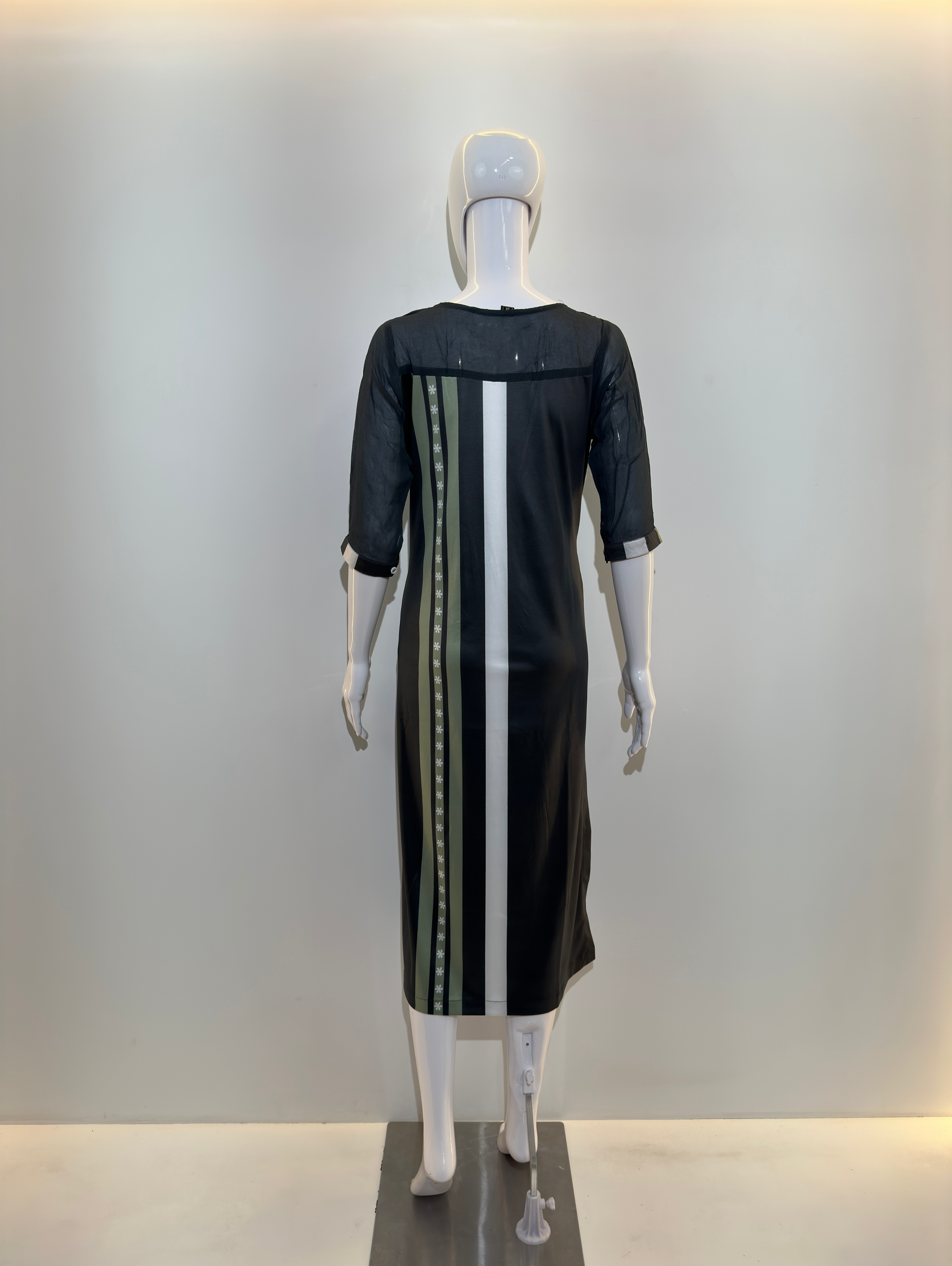 Image of Lycra Stretchable Kurti with Work