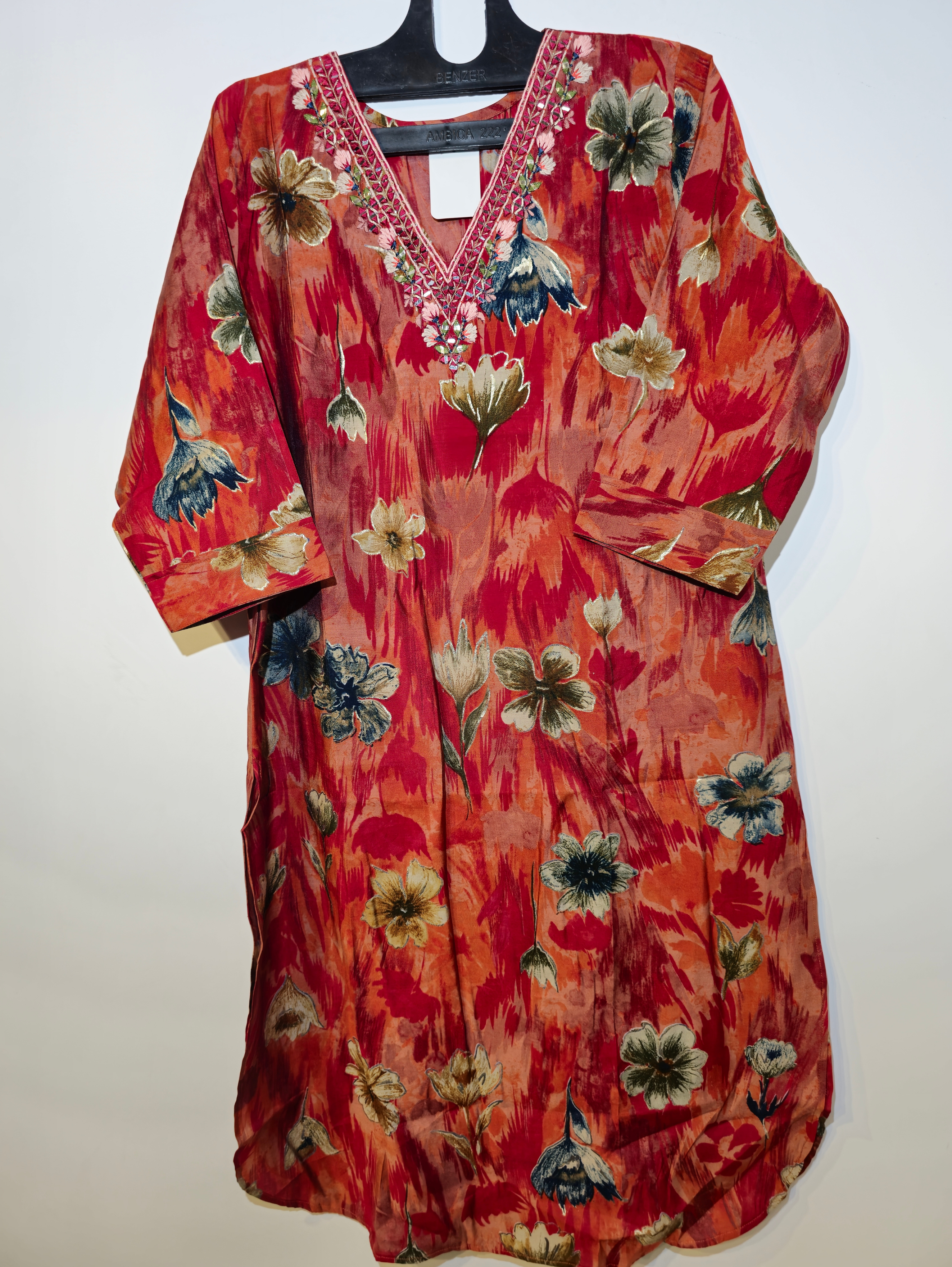 Image of Designer Muslim Straight Kurti