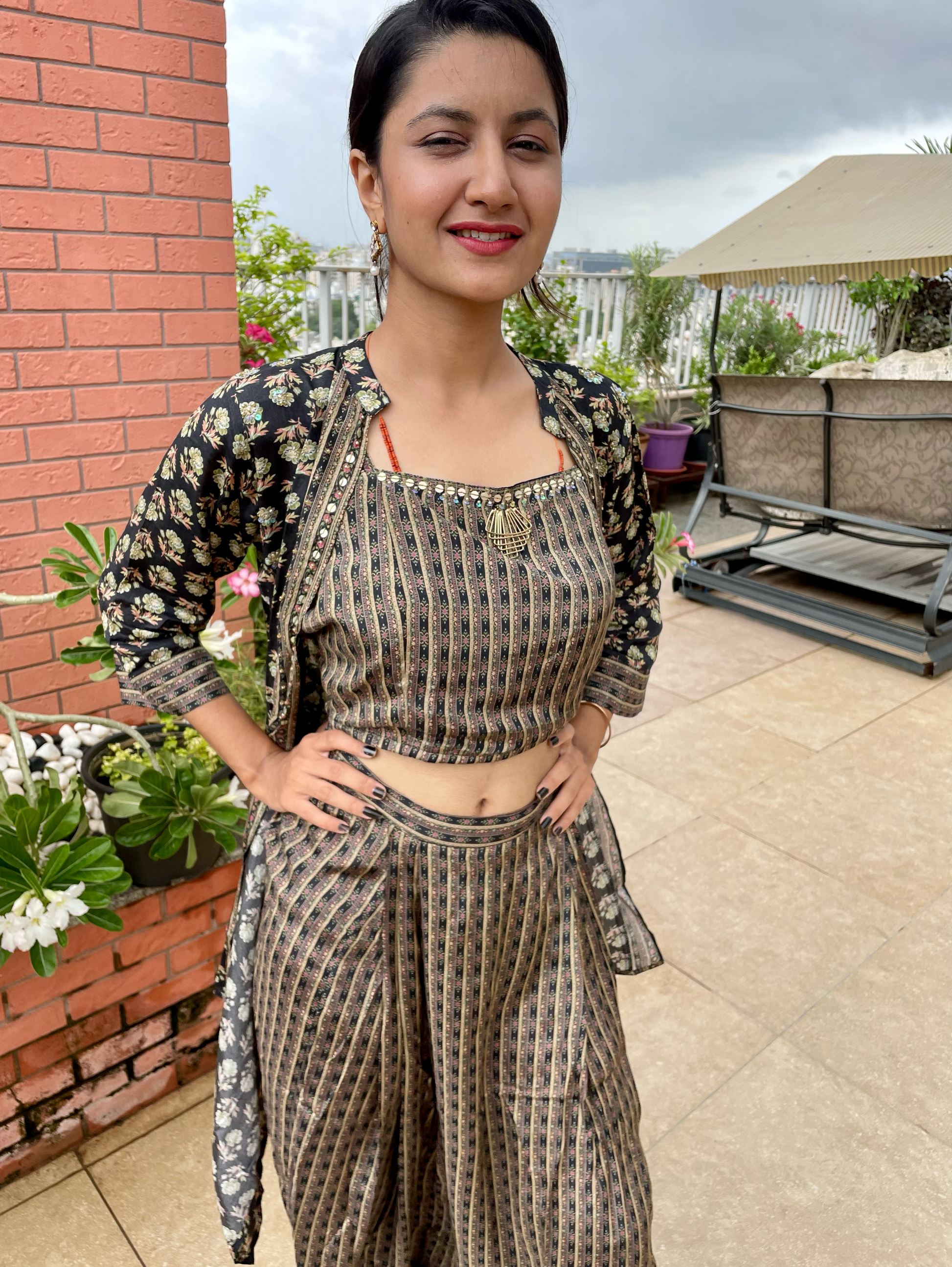 Muslin Designer 3 Piece Coords