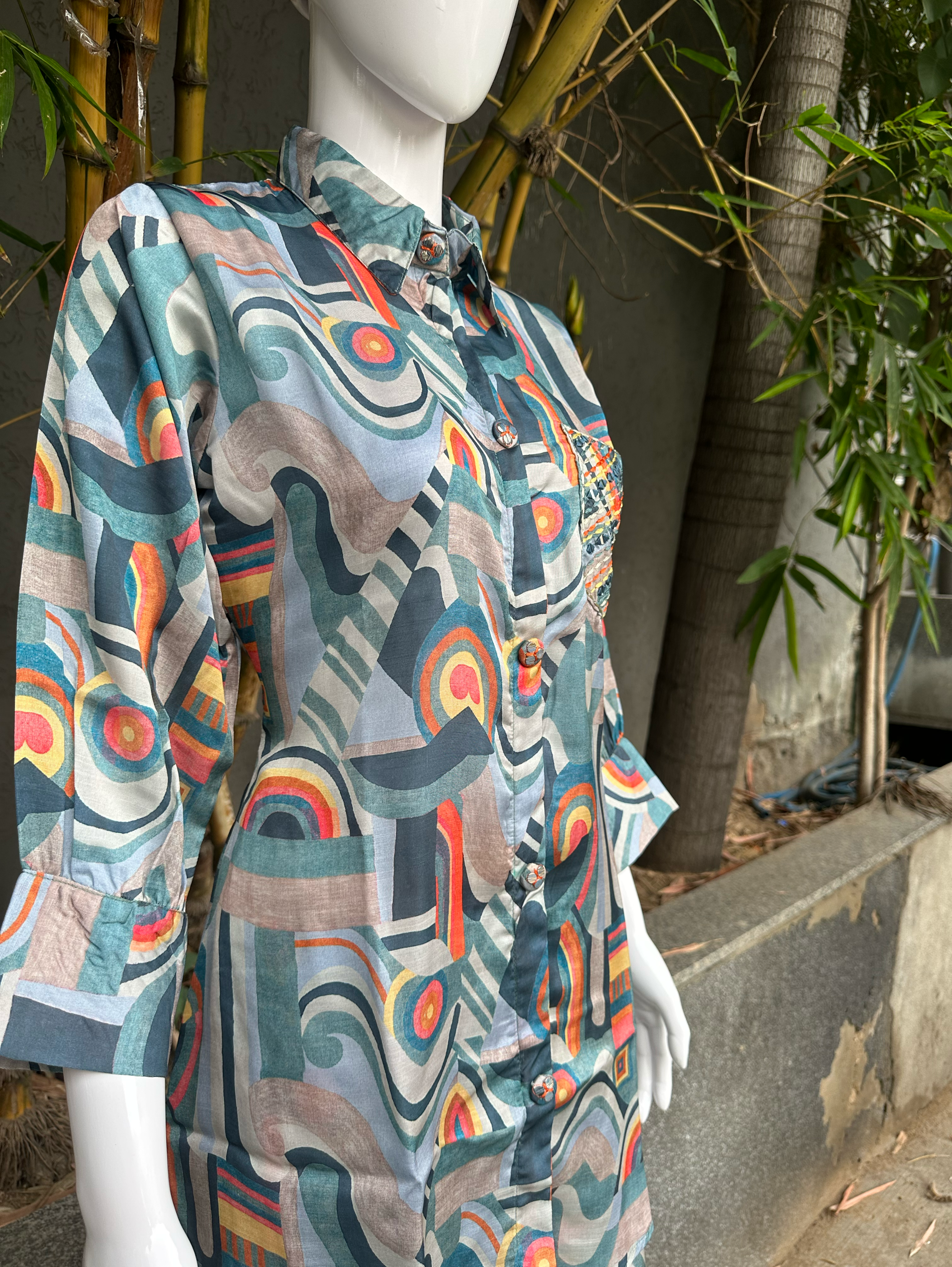 Muslin Pocket Hand work Coords