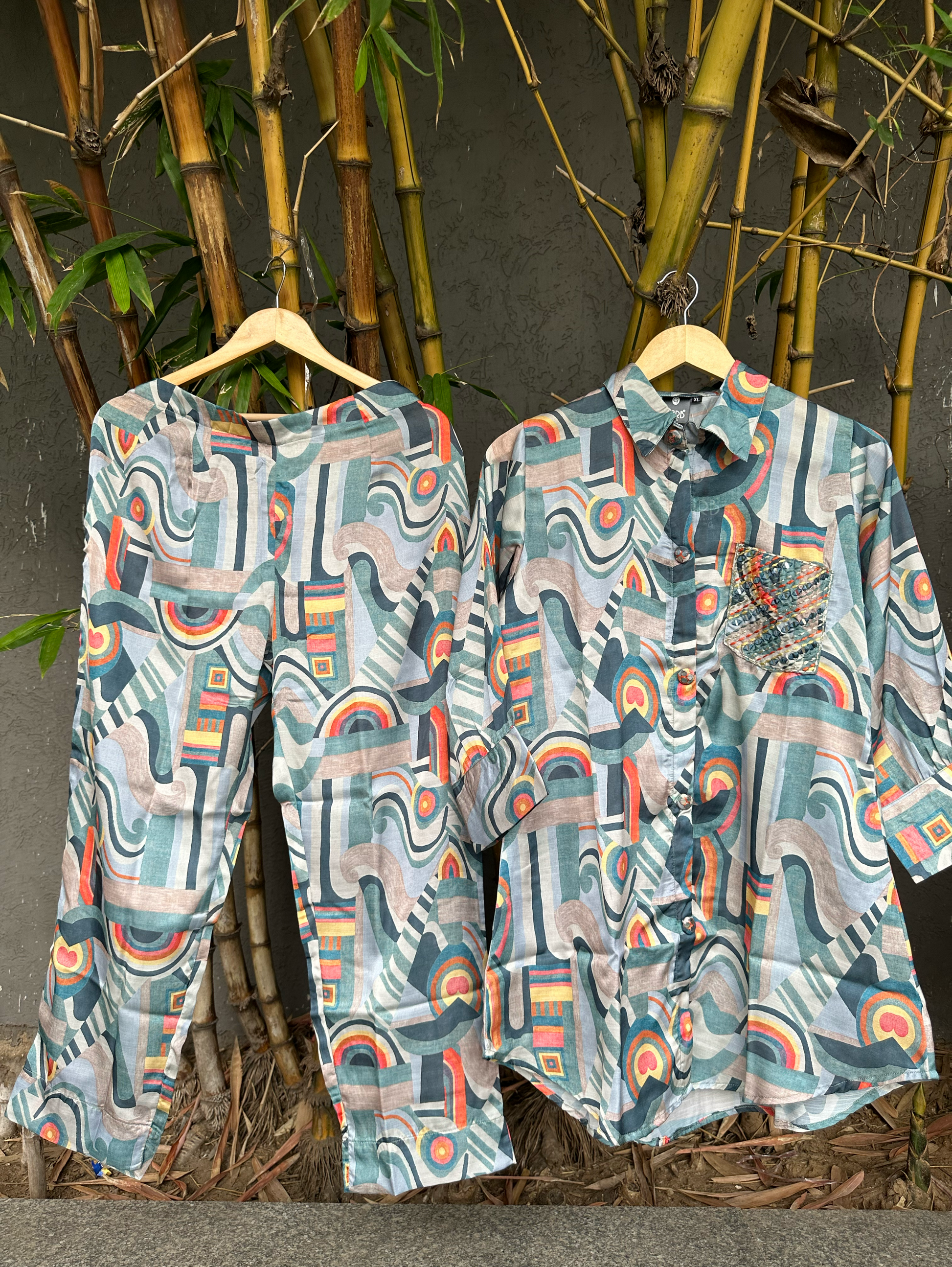 Muslin Pocket Hand work Coords