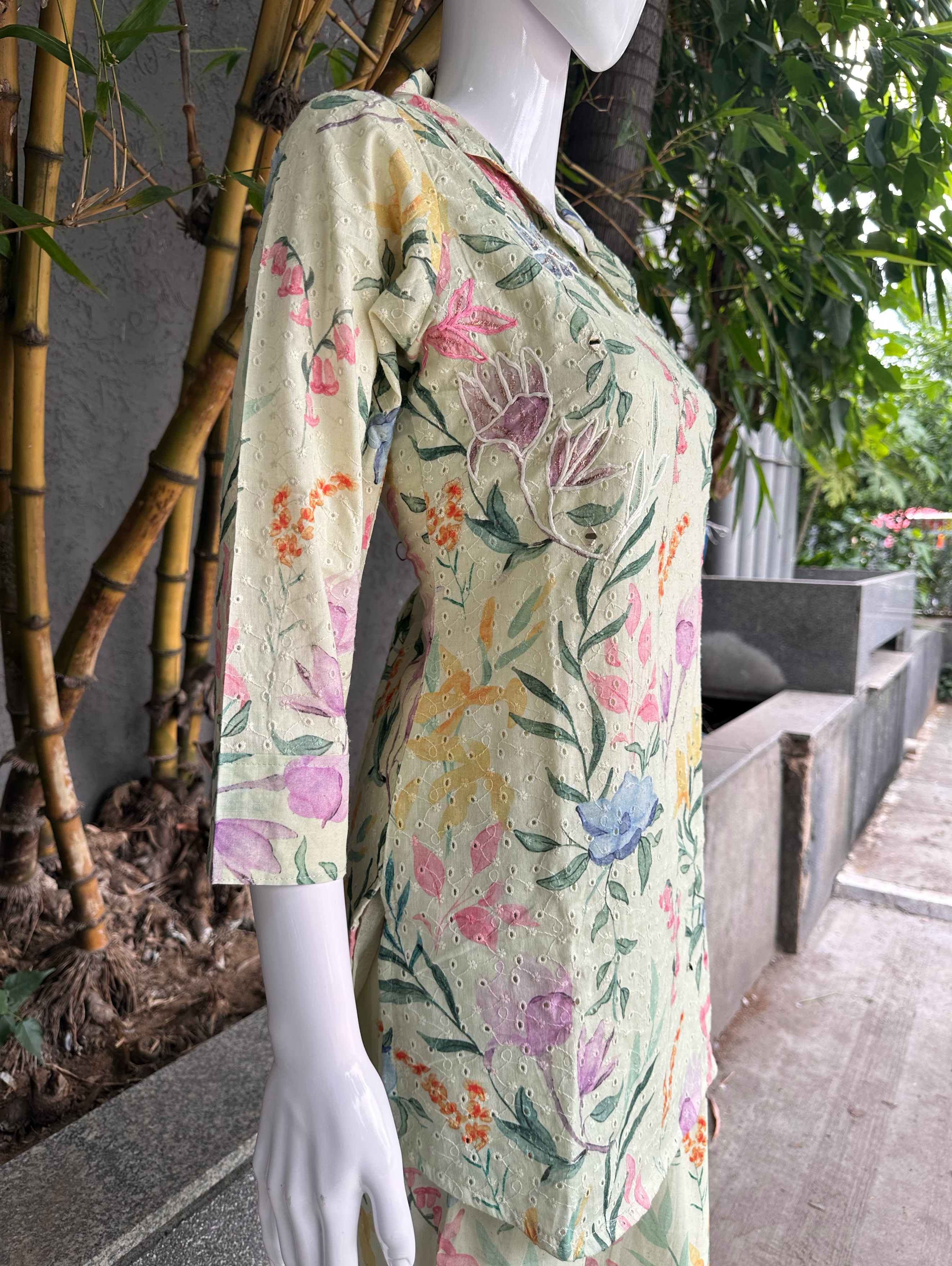 Image of Lucknowi work Pure Cotton- Coords
