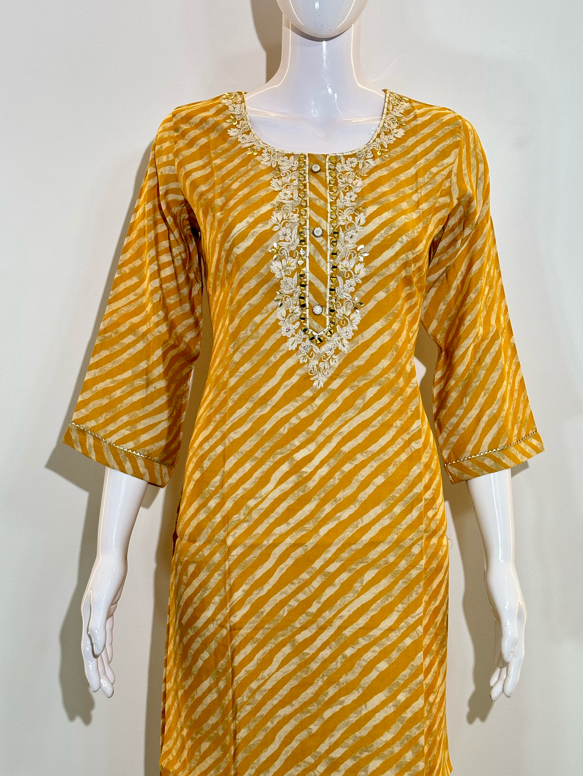 Muslin Straight Kurti - 1 Piece