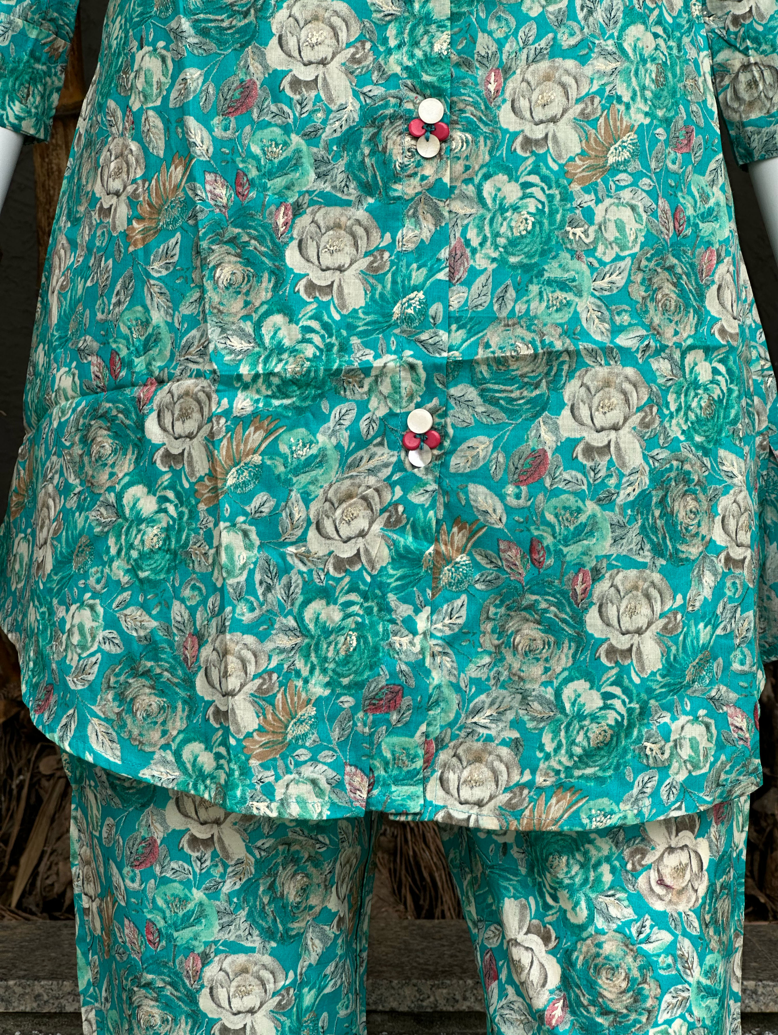 Image of Muslin Coord Set with Accessories