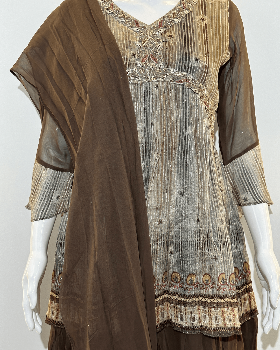 Crochet Sharara pair - 3 Piece
