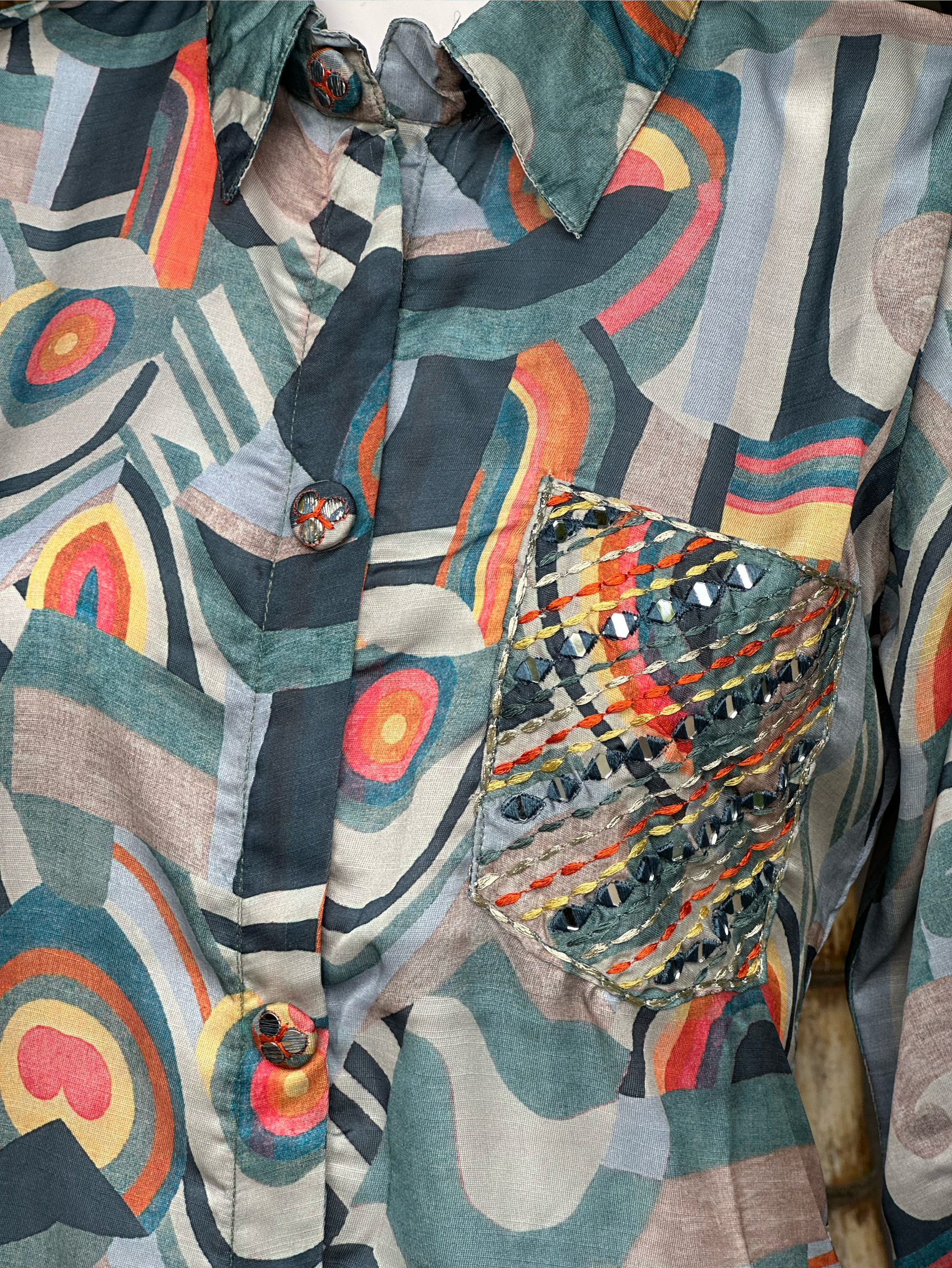 Muslin Pocket Hand work Coords