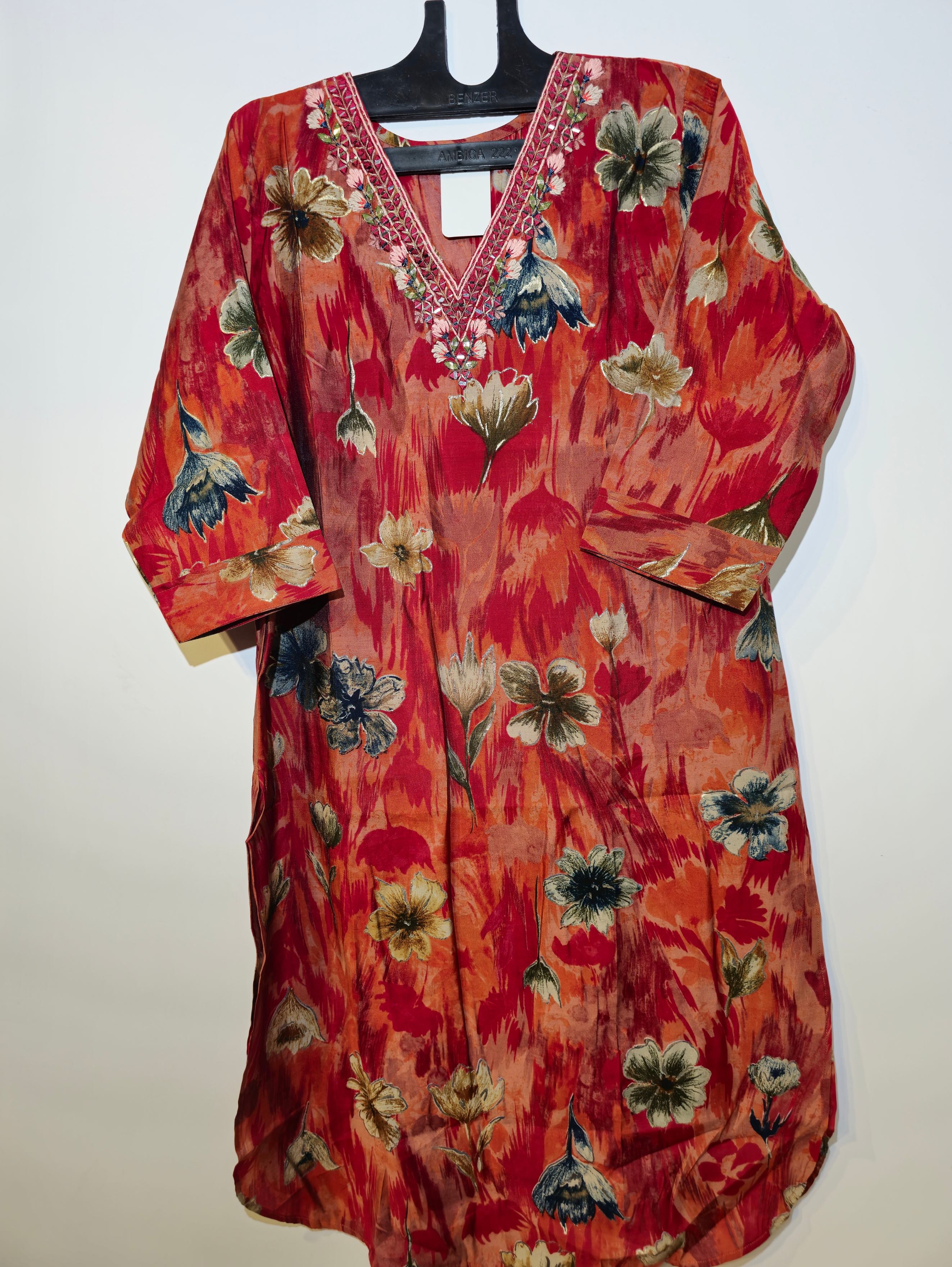 Designer Muslim Straight Kurti