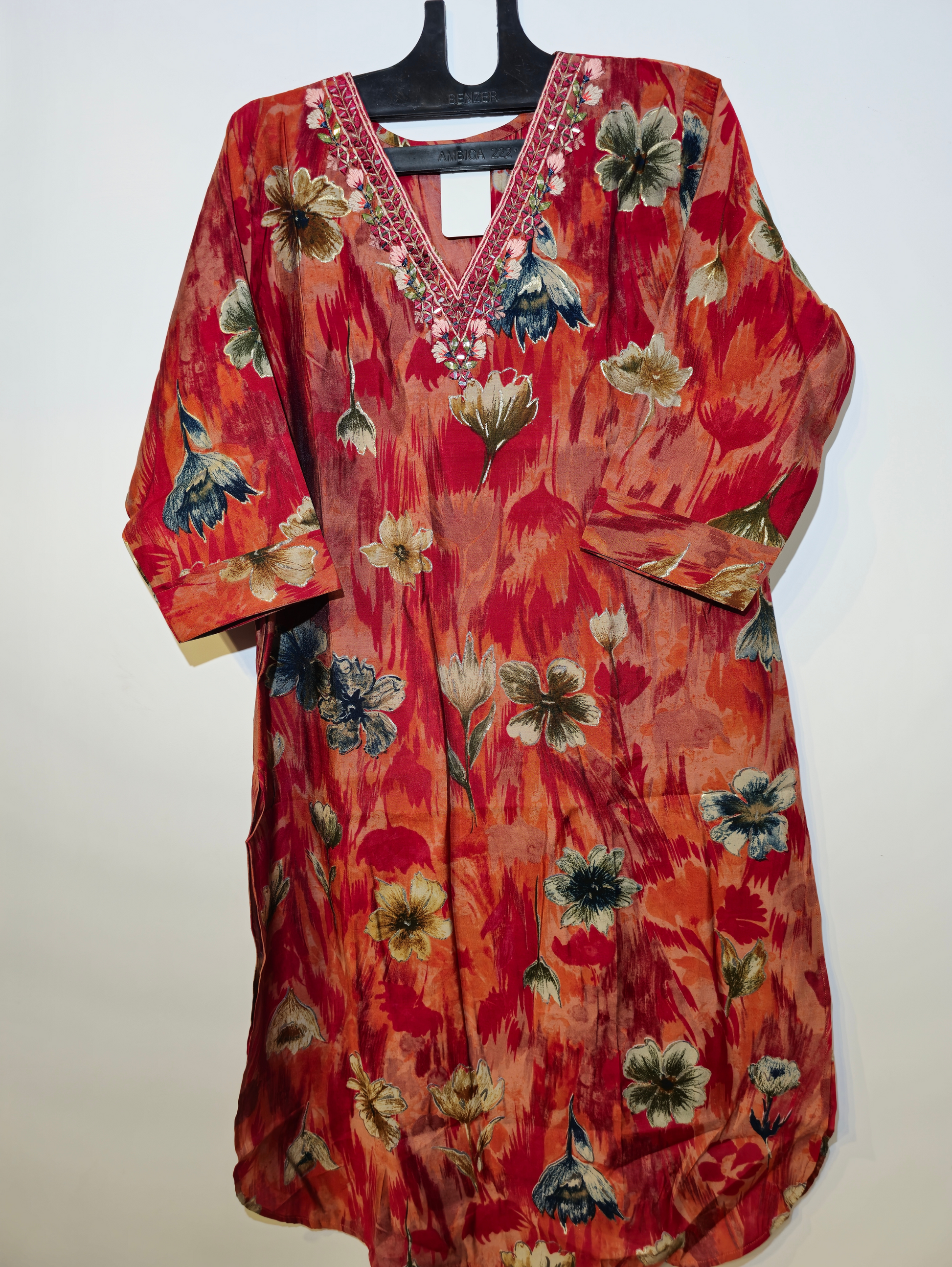 Designer Muslim Straight Kurti