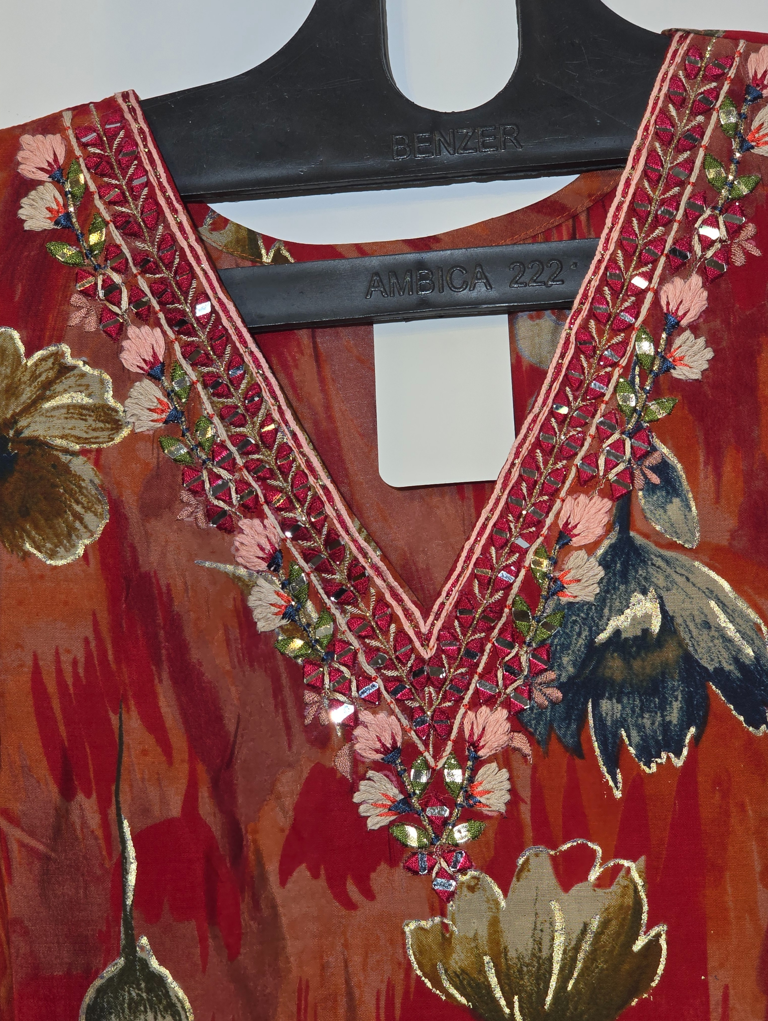 Image of Designer Muslim Straight Kurti