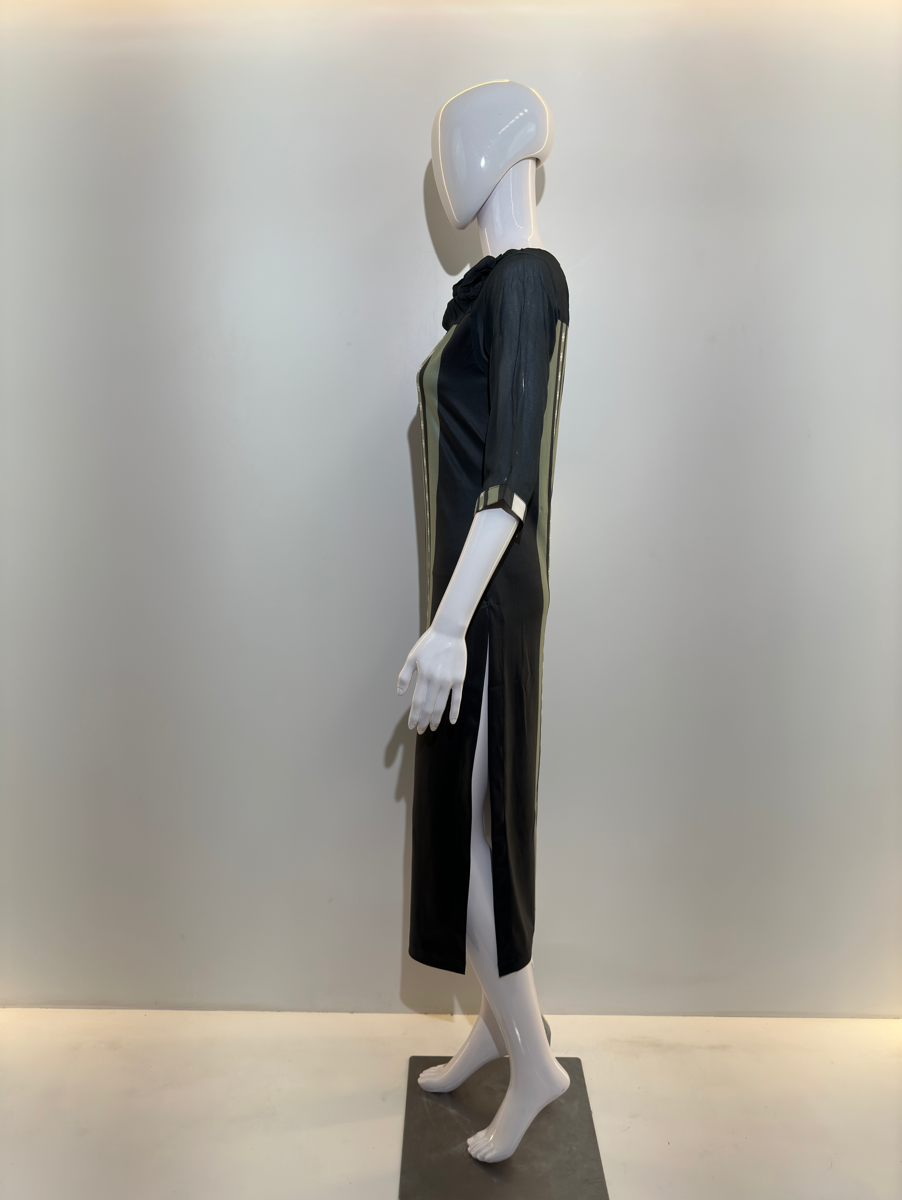 Image of Lycra Stretchable Kurti with Work