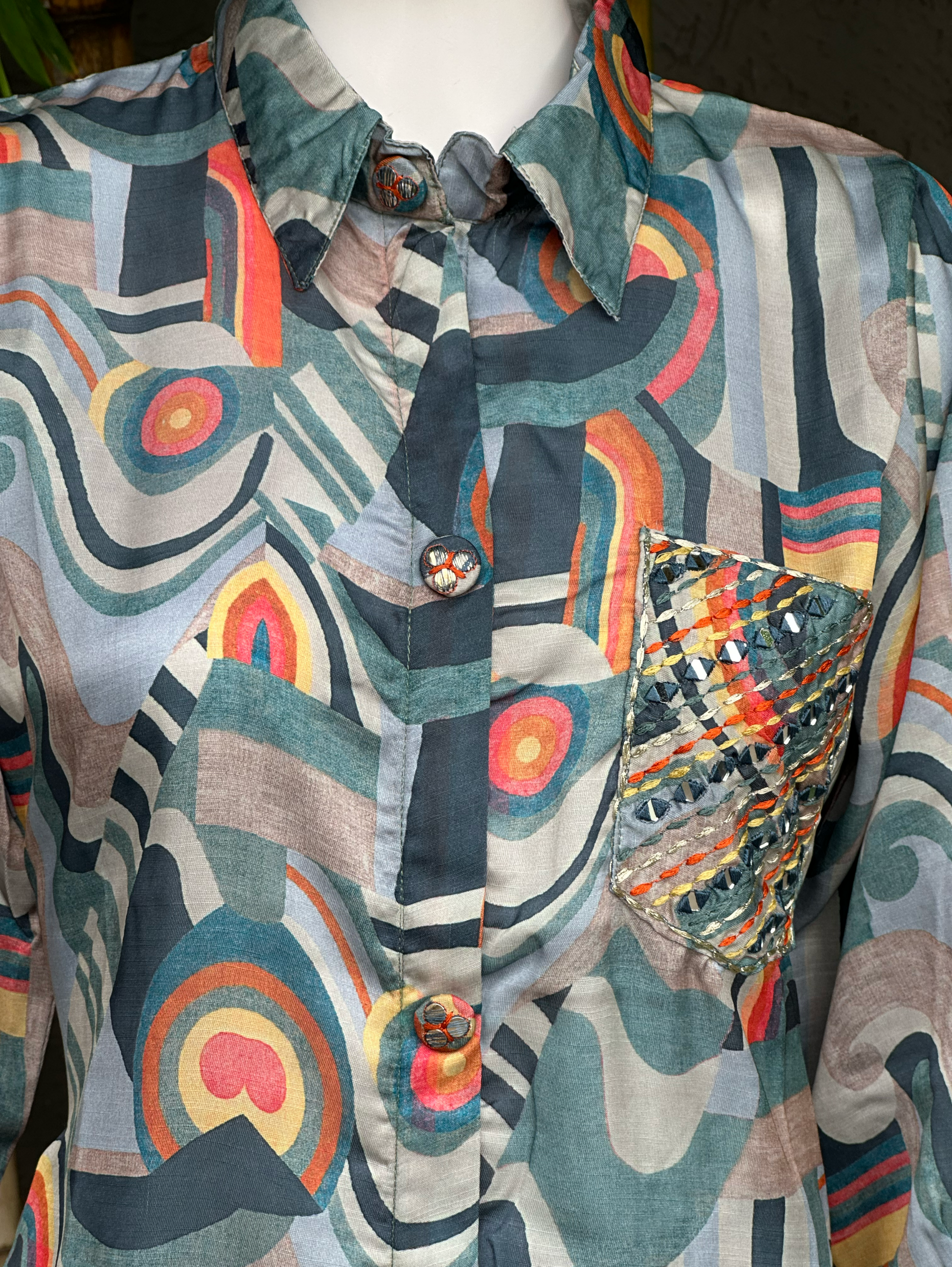 Muslin Pocket Hand work Coords