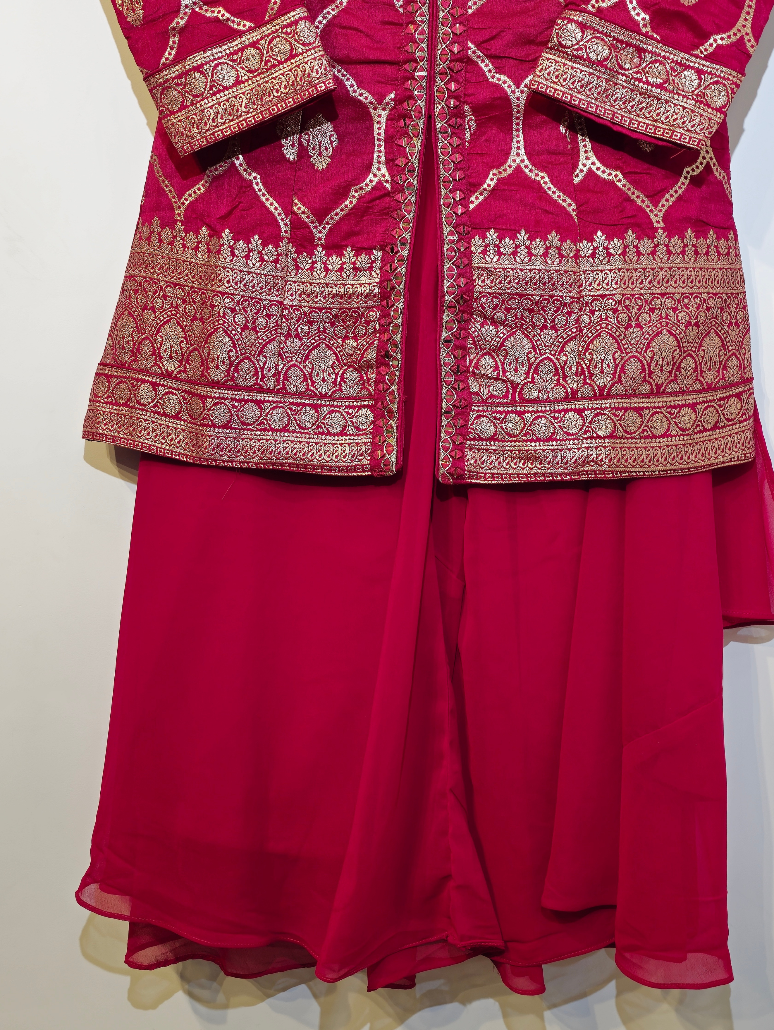 Image of Georgette Silk Traditional 3 Piece