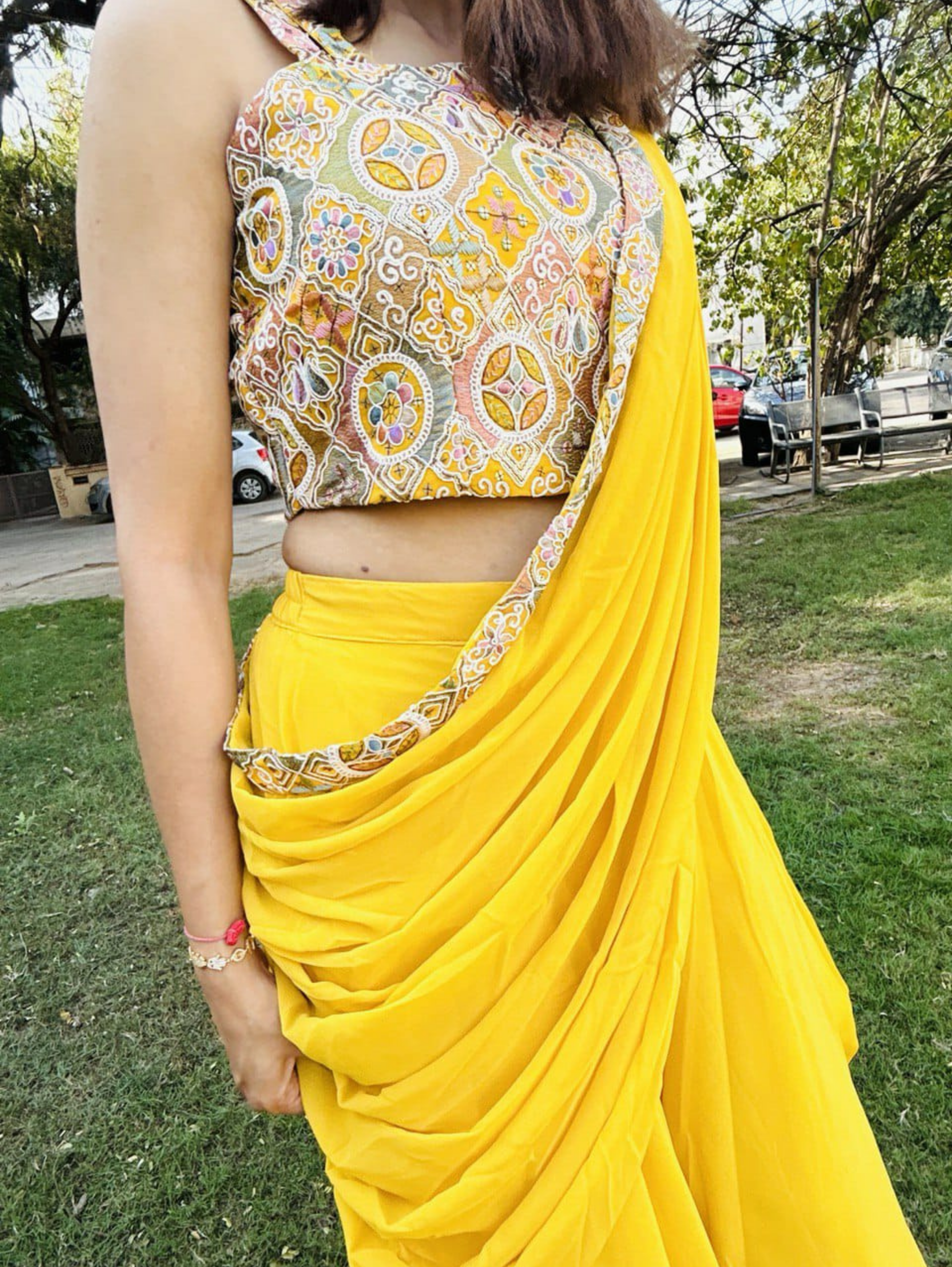 Image of Georgette Traditional 3 Piece