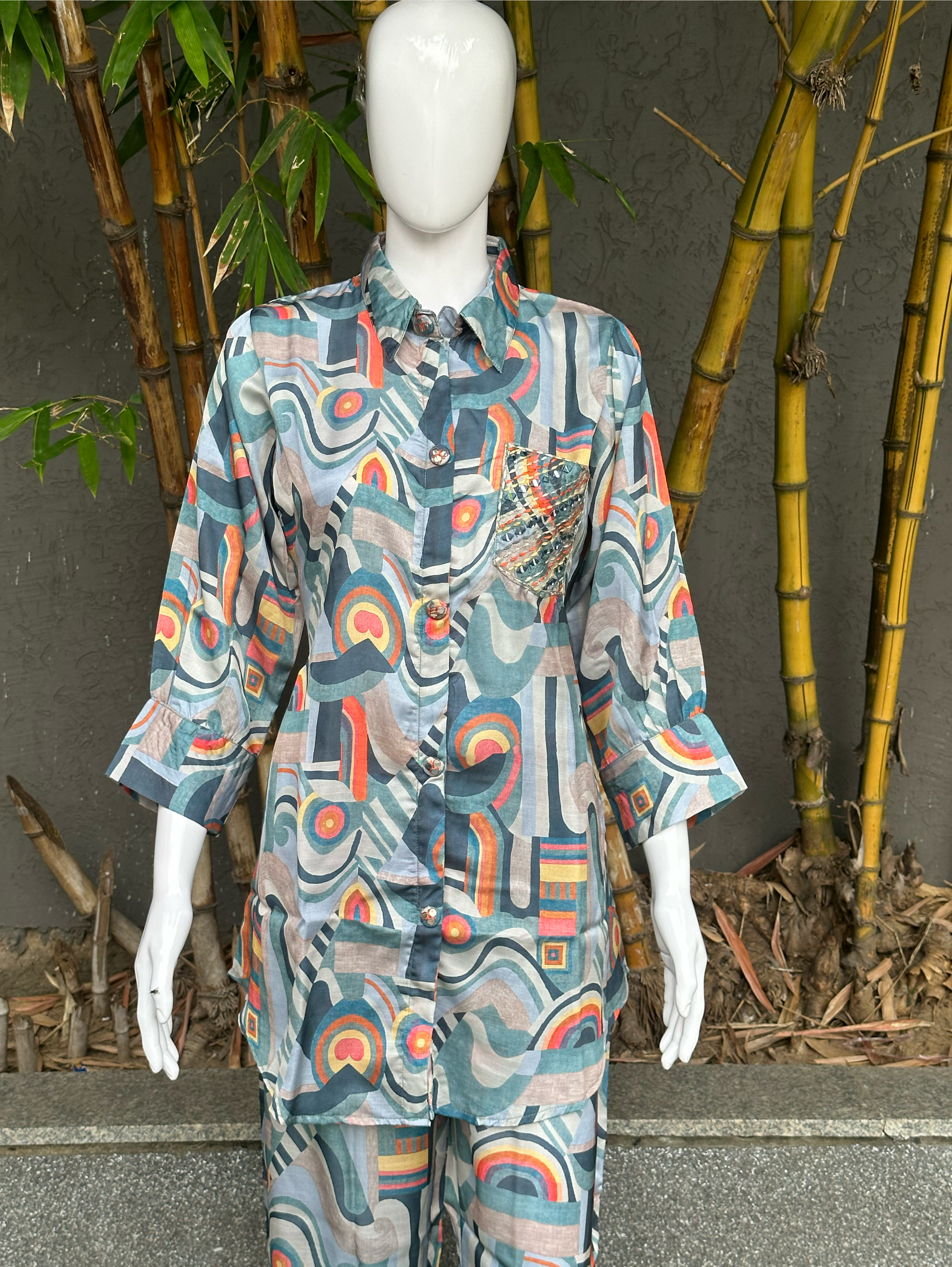 Muslin Pocket Hand work Coords