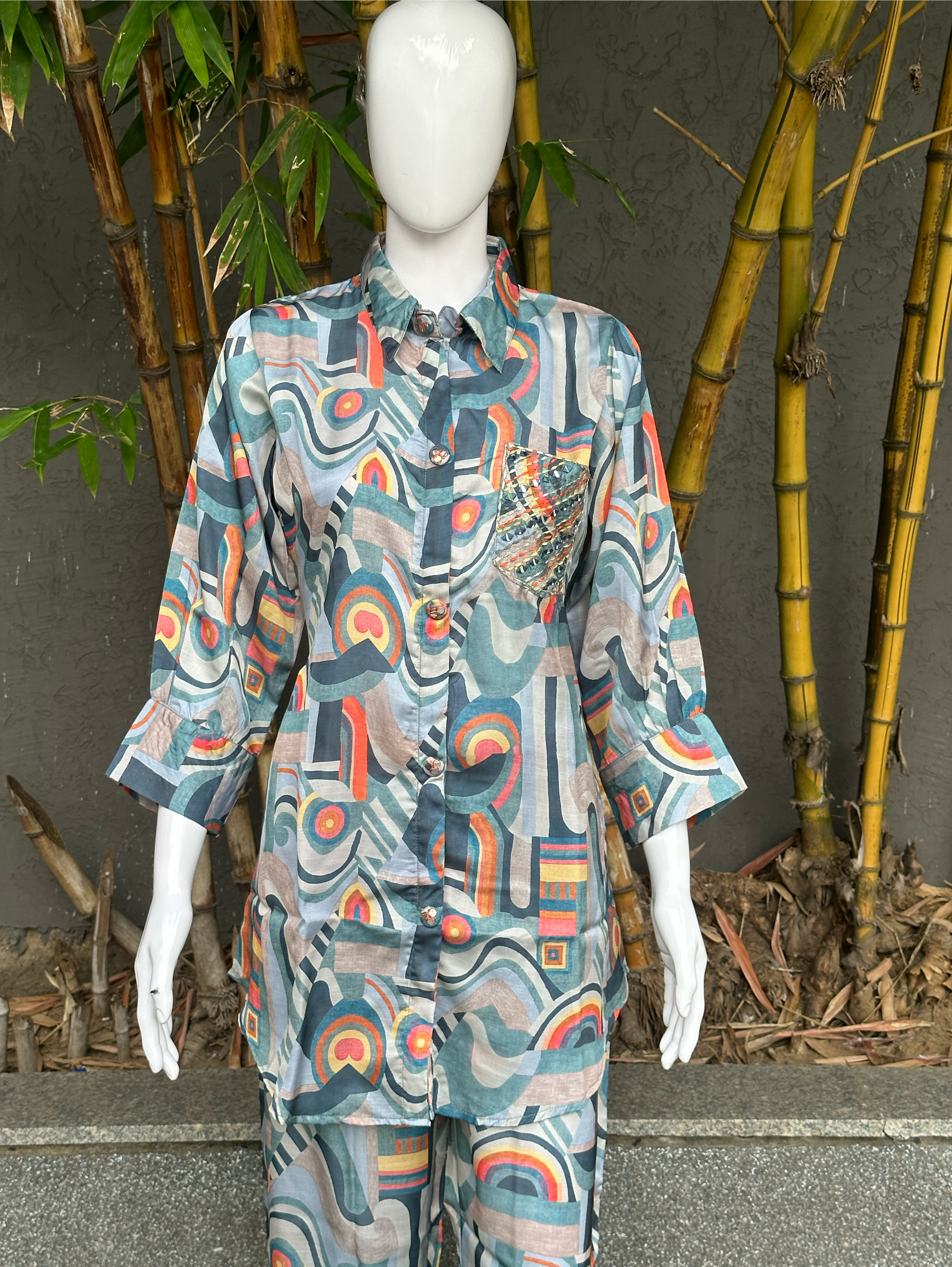 Muslin Pocket Hand work Coords