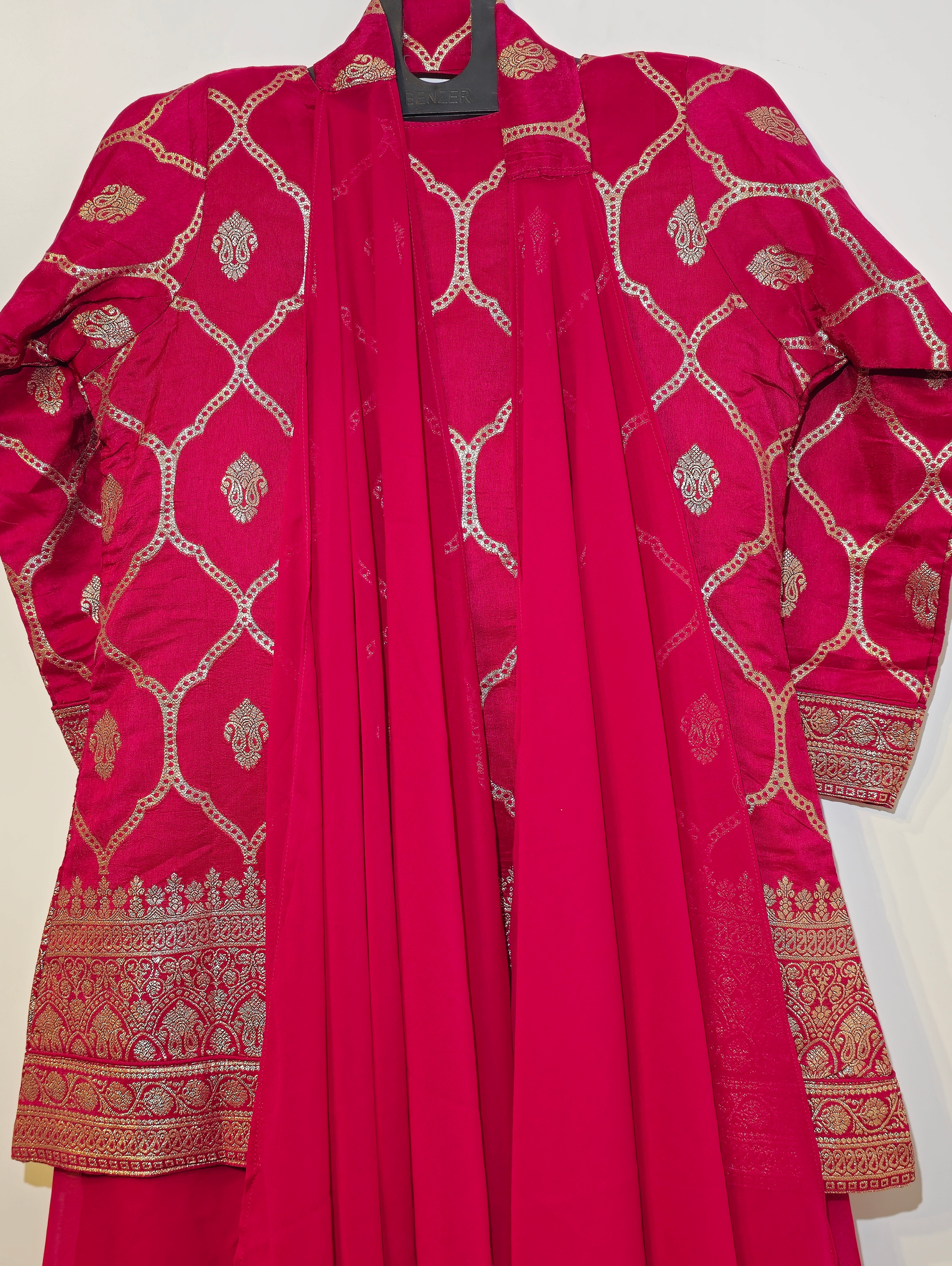 Image of Georgette Silk Traditional 3 Piece