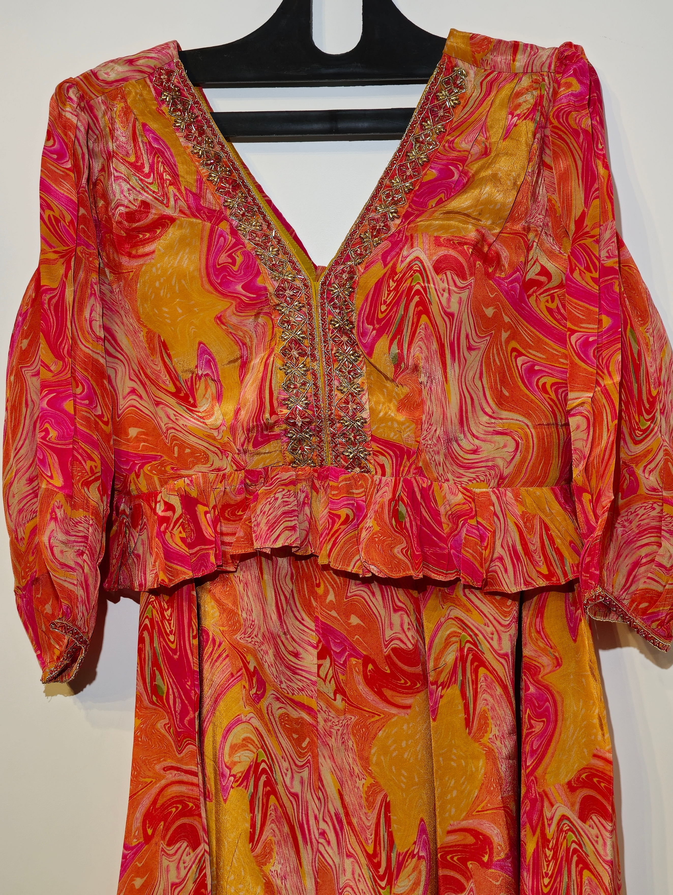 Image of Designer Muslin Coord Set