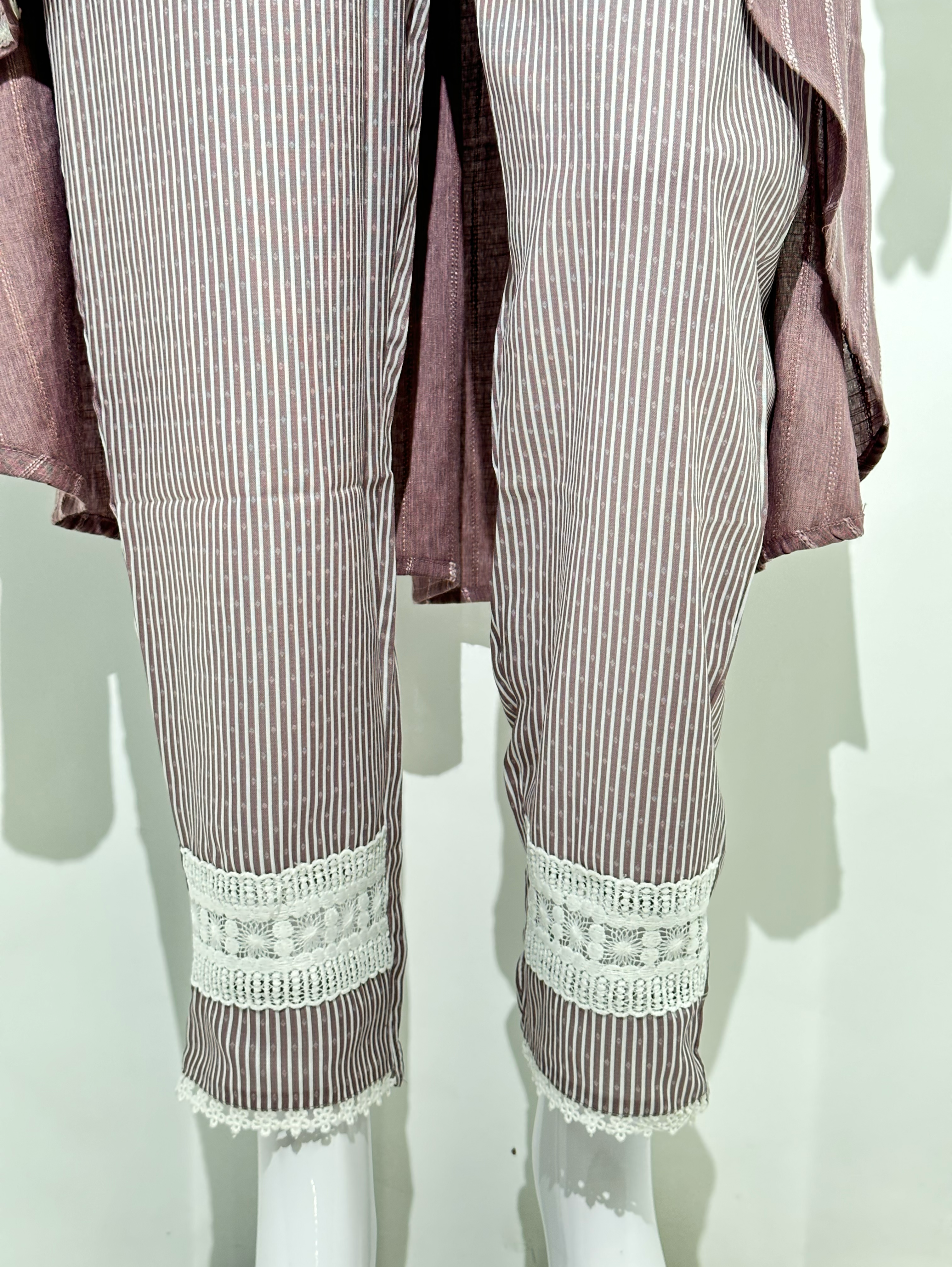 Image of Rayon V Neck Embroidery with Different cuts Coords