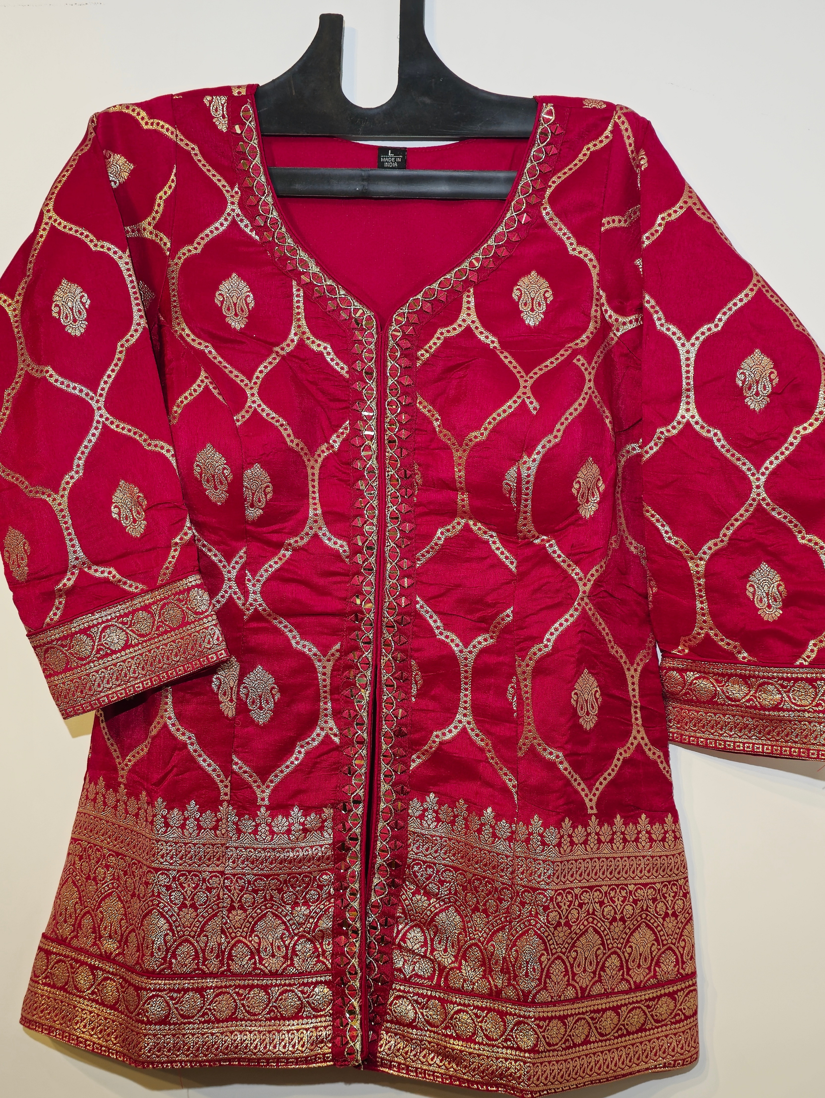 Image of Georgette Silk Traditional 3 Piece