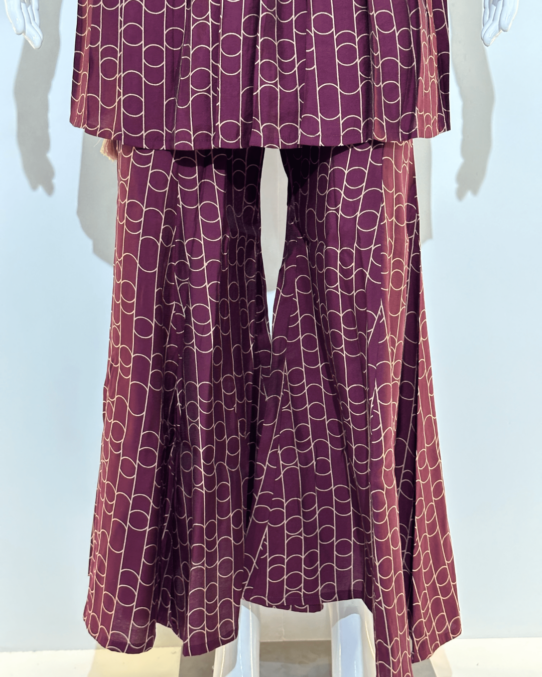Wine Alia Cut Coords - 2 Piece