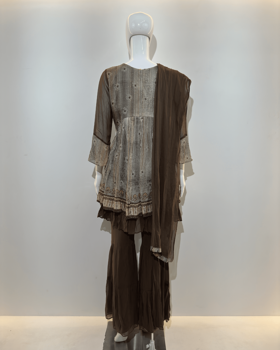 Image of Crochet Sharara pair - 3 Piece
