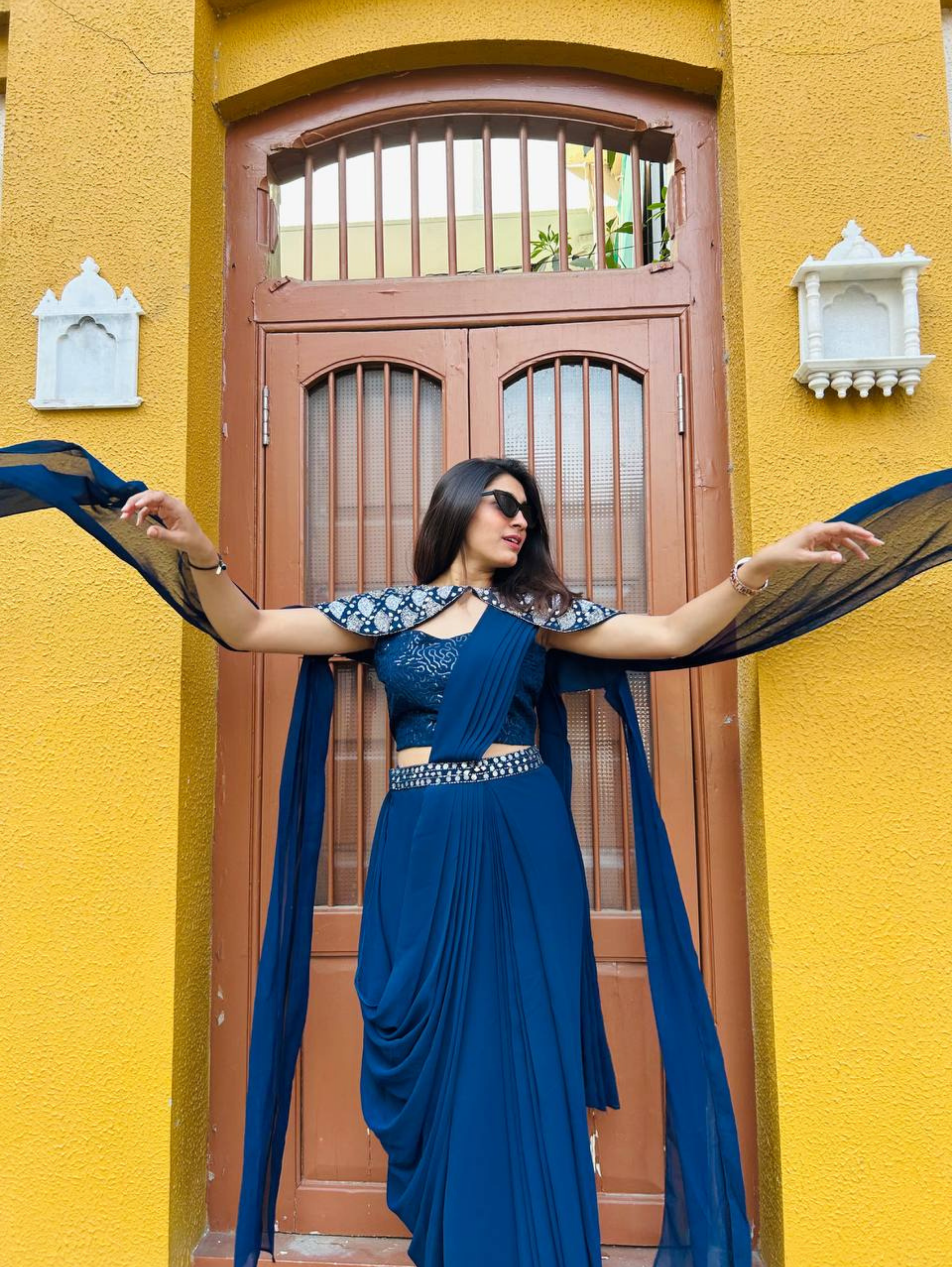 Image of Georgette Traditional 3 Piece