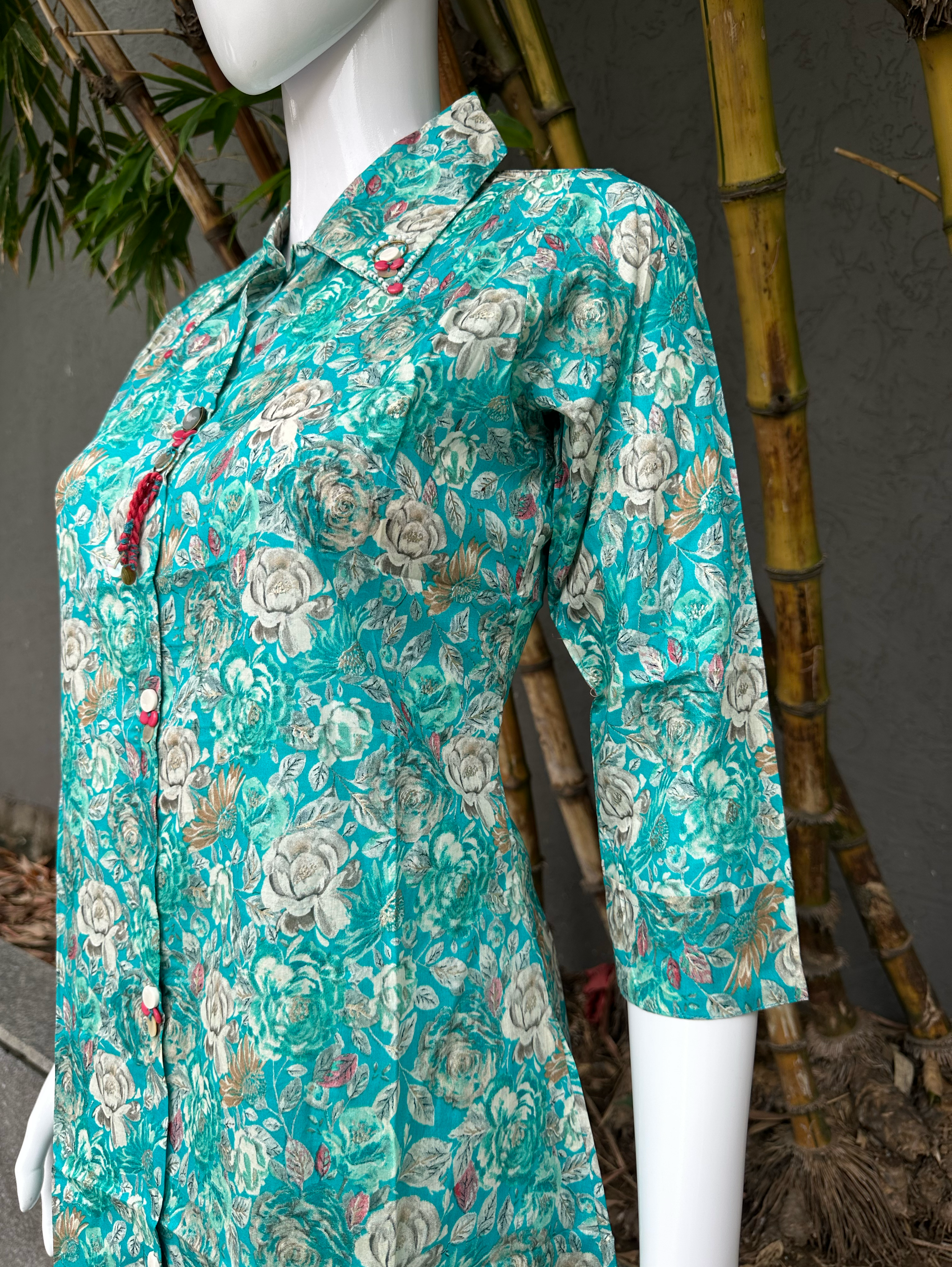 Image of Muslin Coord Set with Accessories
