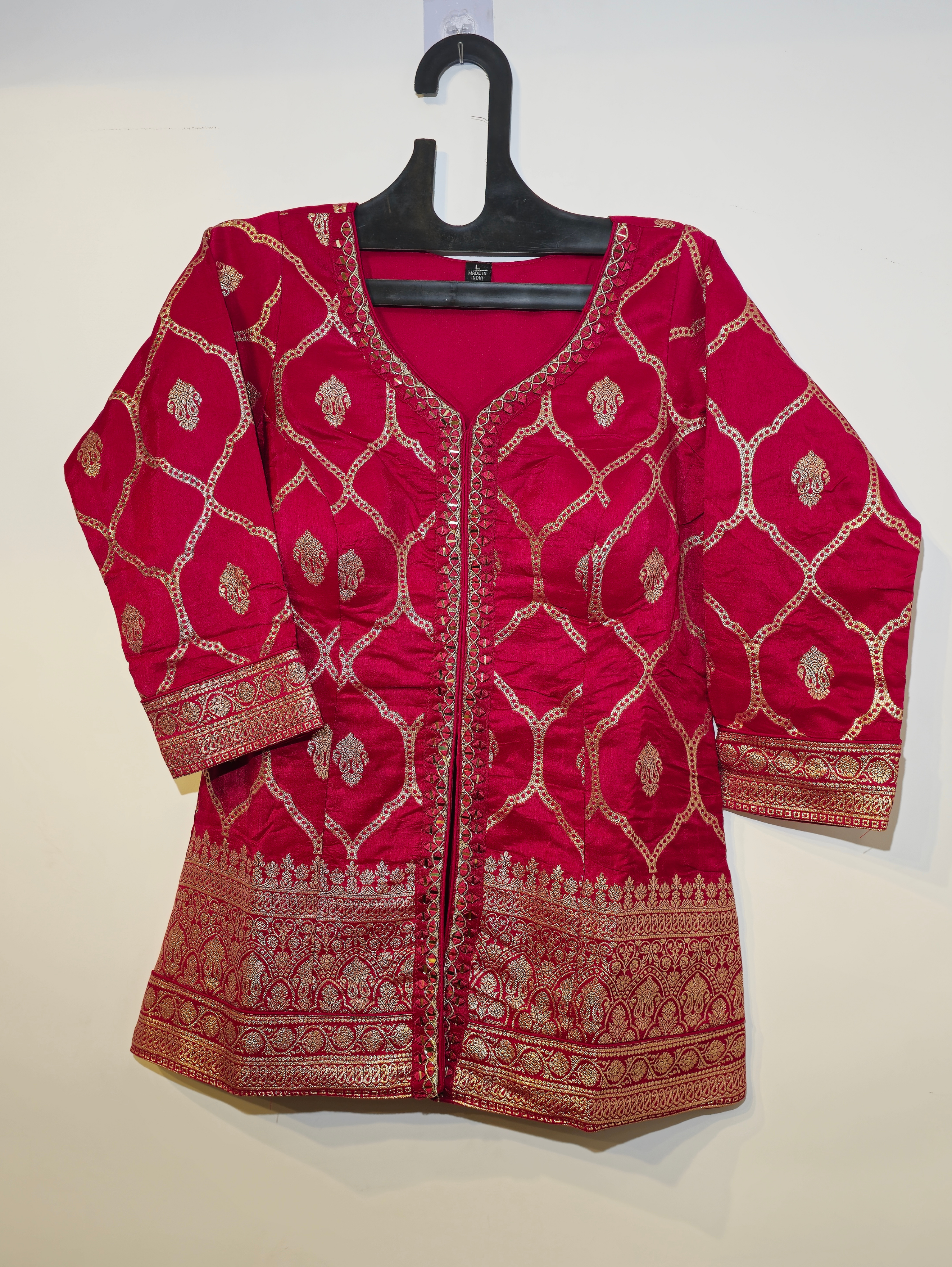 Image of Georgette Silk Traditional 3 Piece