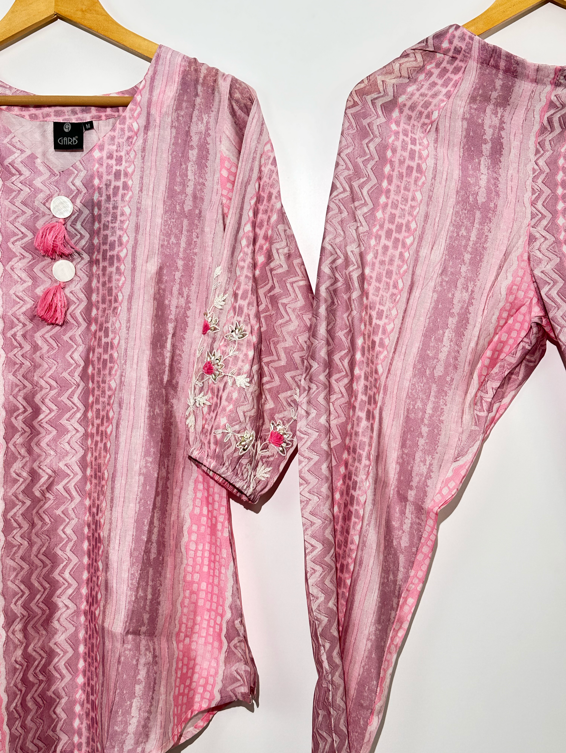 Muslin Coords with Sleeve and Accessories work