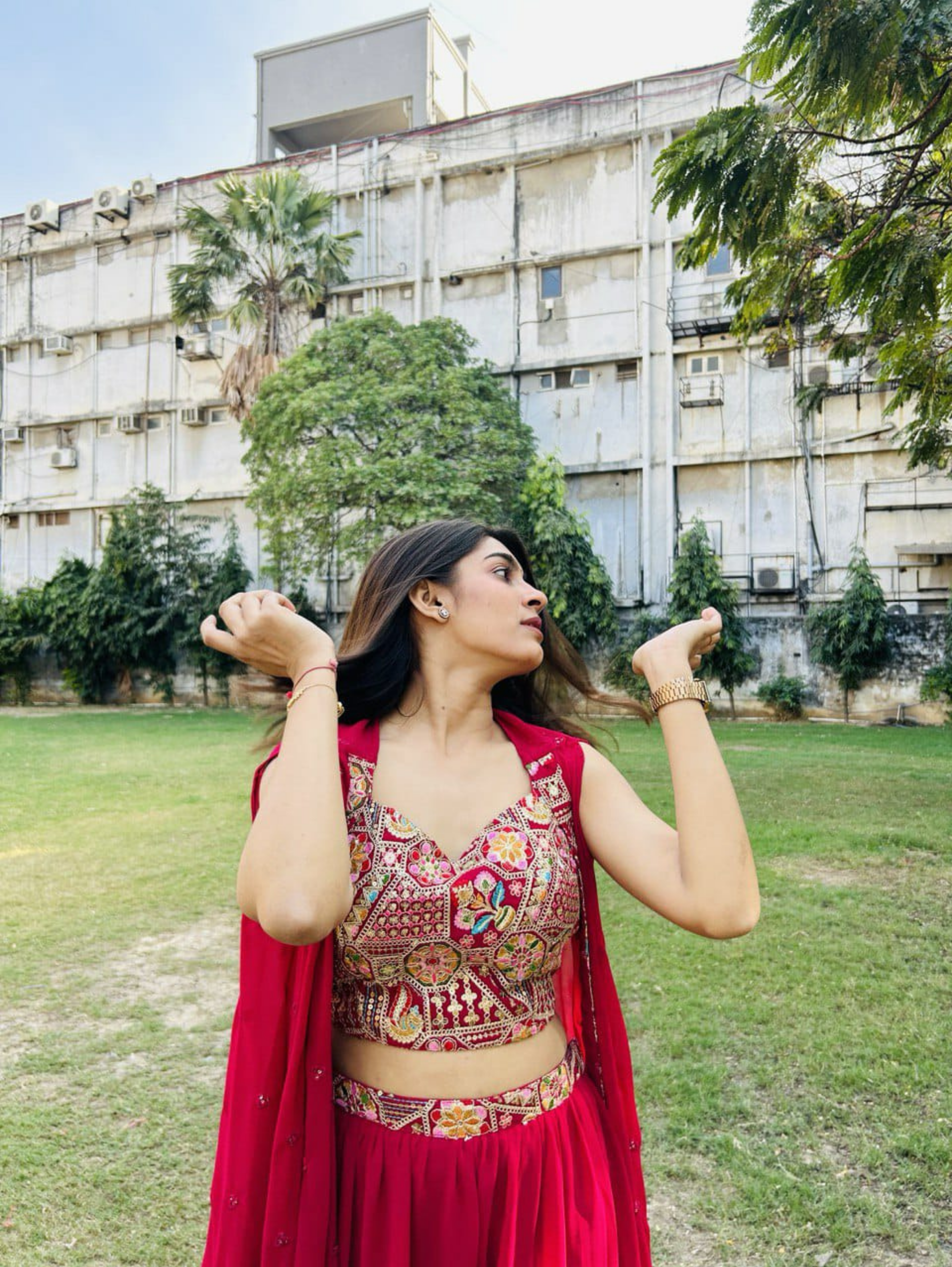 Image of Georgette Traditional 3 Piece