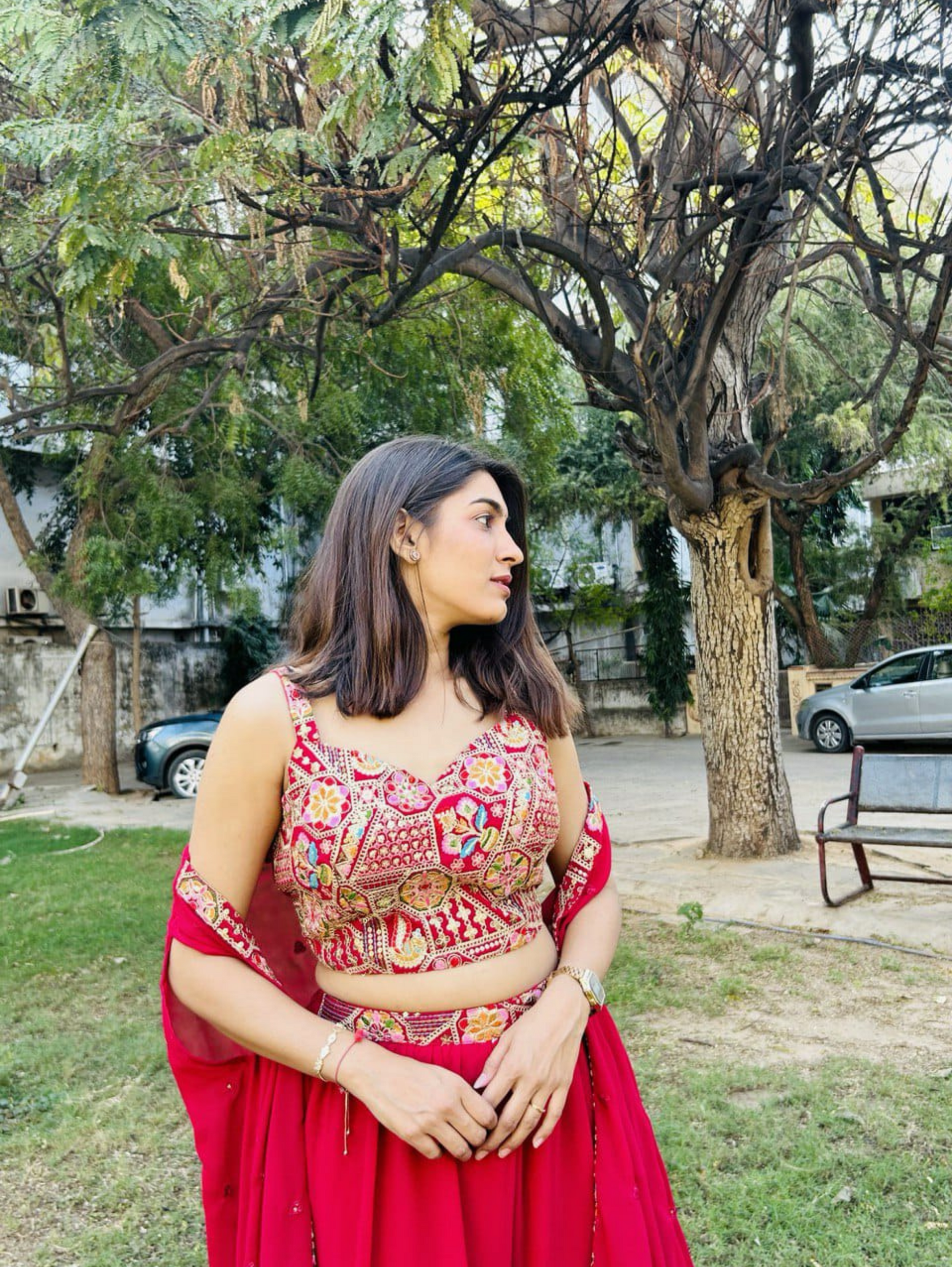 Georgette Traditional 3 Piece